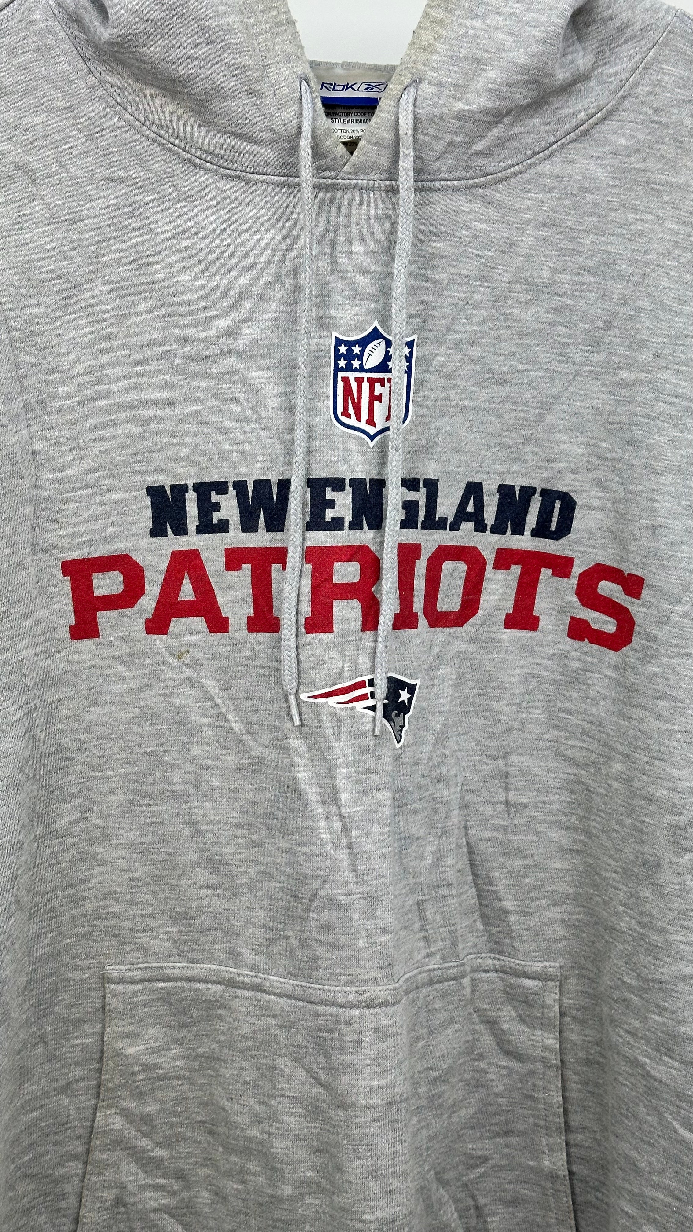 REEBOK NFL PATRIOTS SWEATSHIRT SIZE: XL