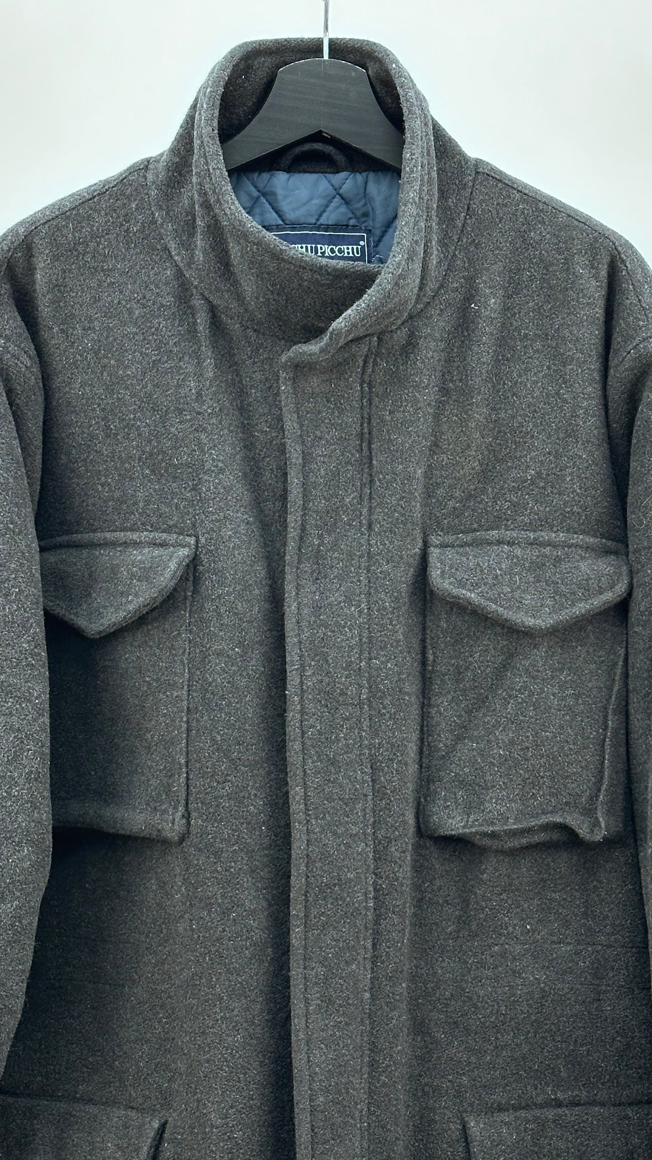 CAPPOTTO IN LANA CON TASCHE