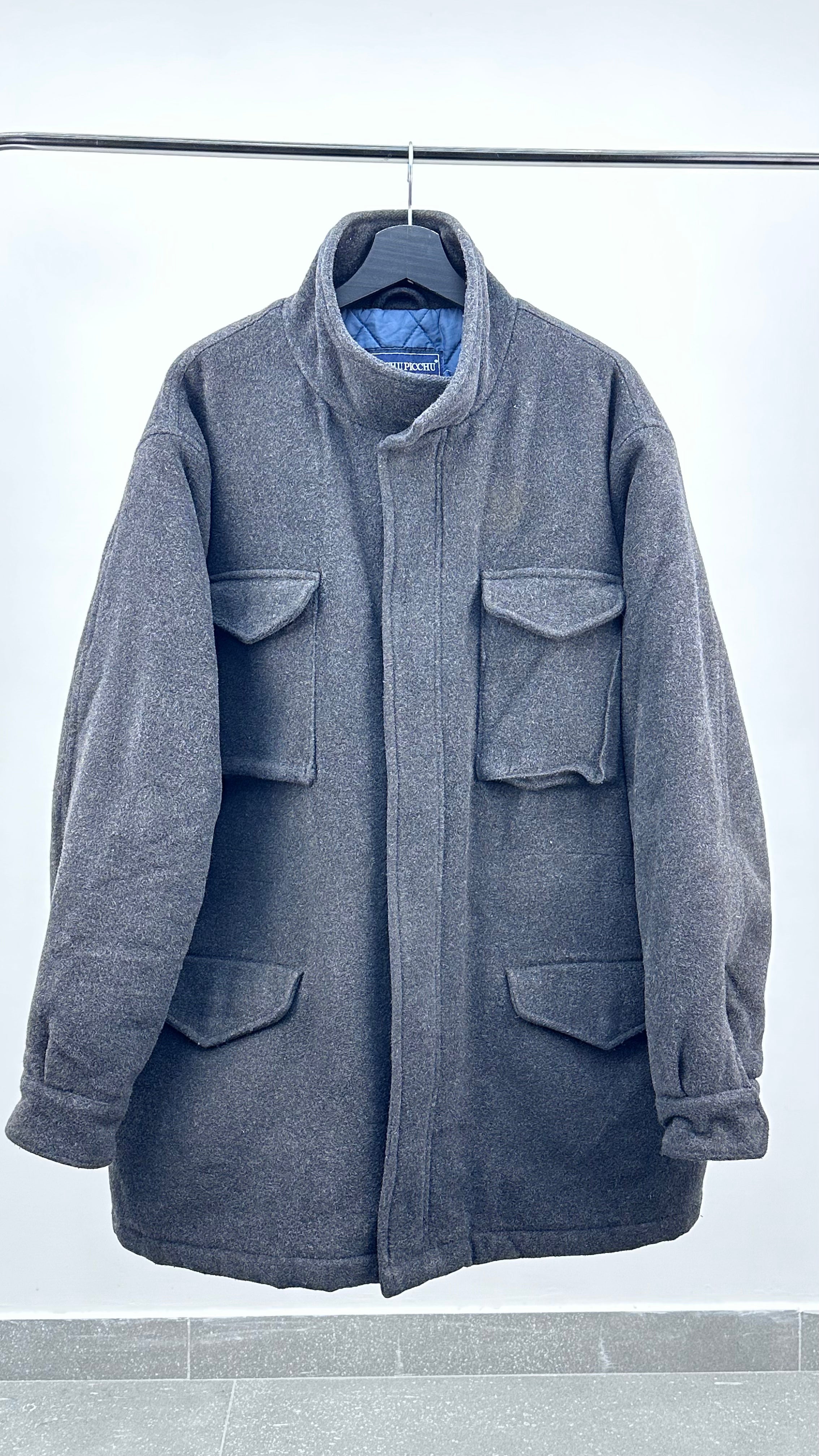 CAPPOTTO IN LANA CON TASCHE