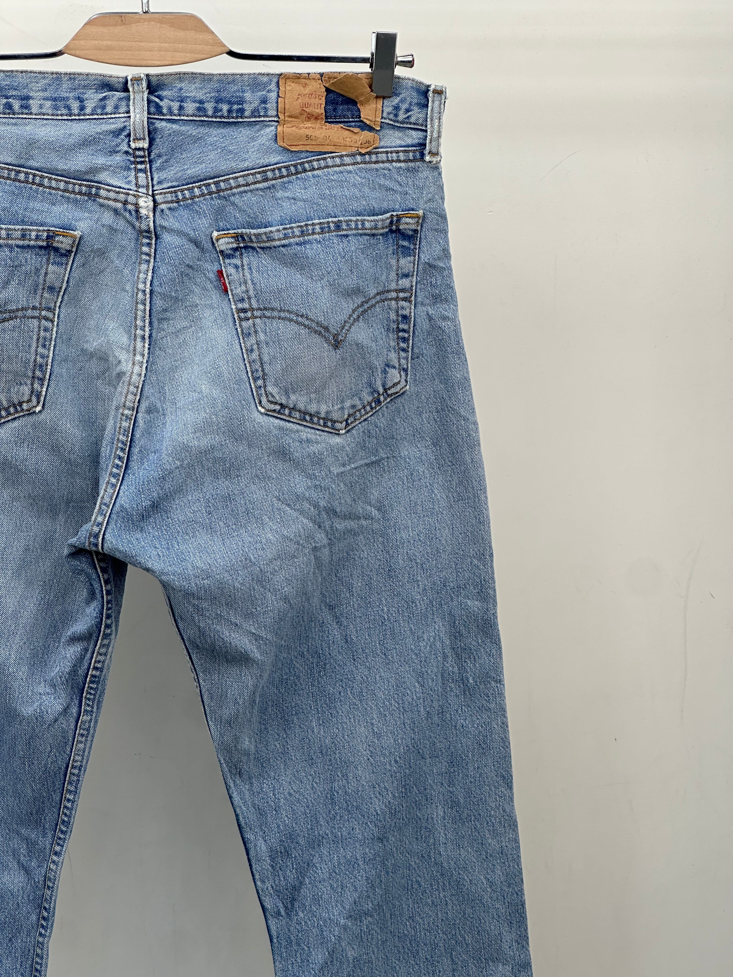 LEVI'S 505 STRAIGHT FIT TAGLIA: 52 ITA = W38 L36