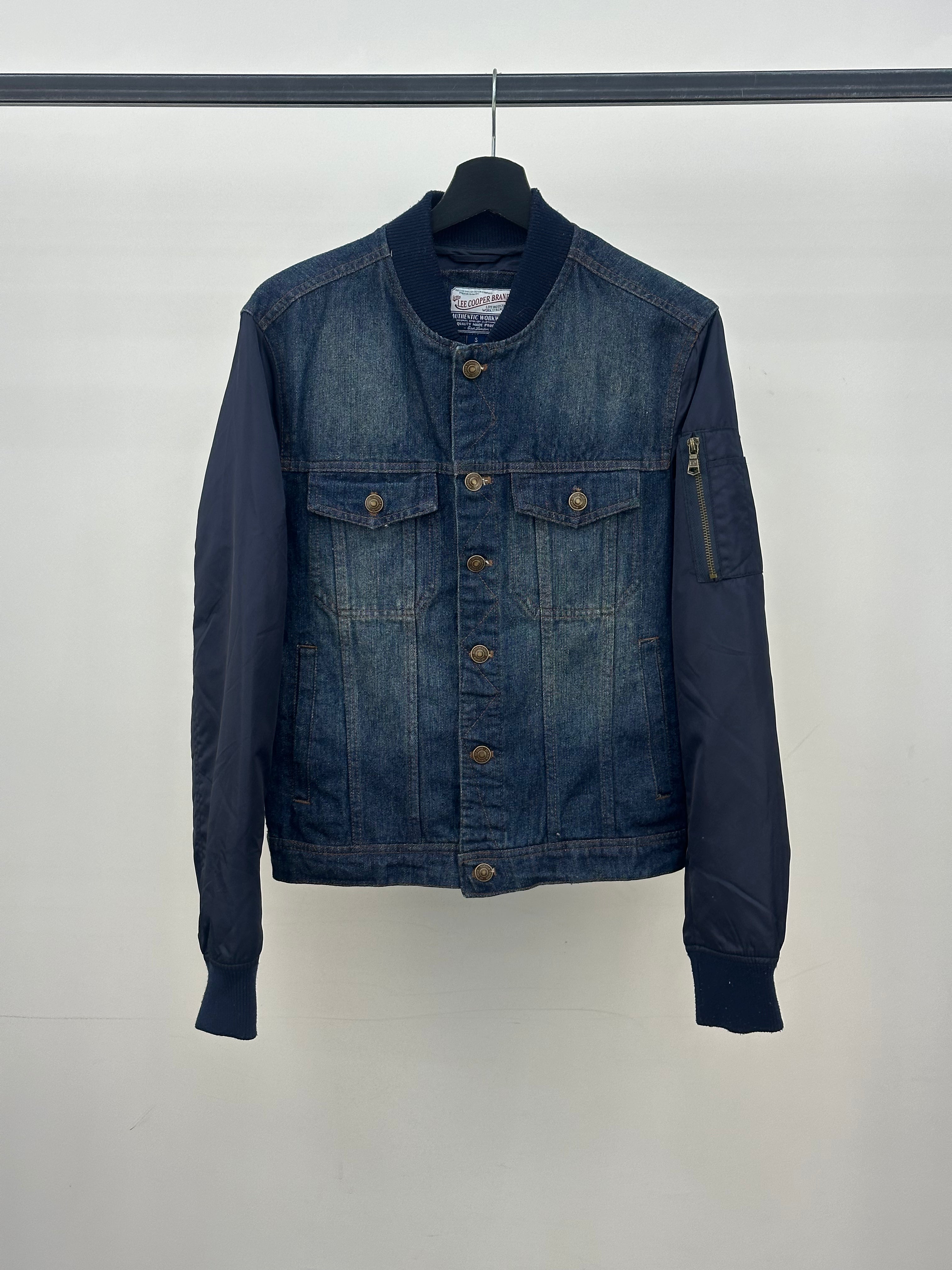 LEE COOPER DENIM JACKET BOMBER TAGLIA : S