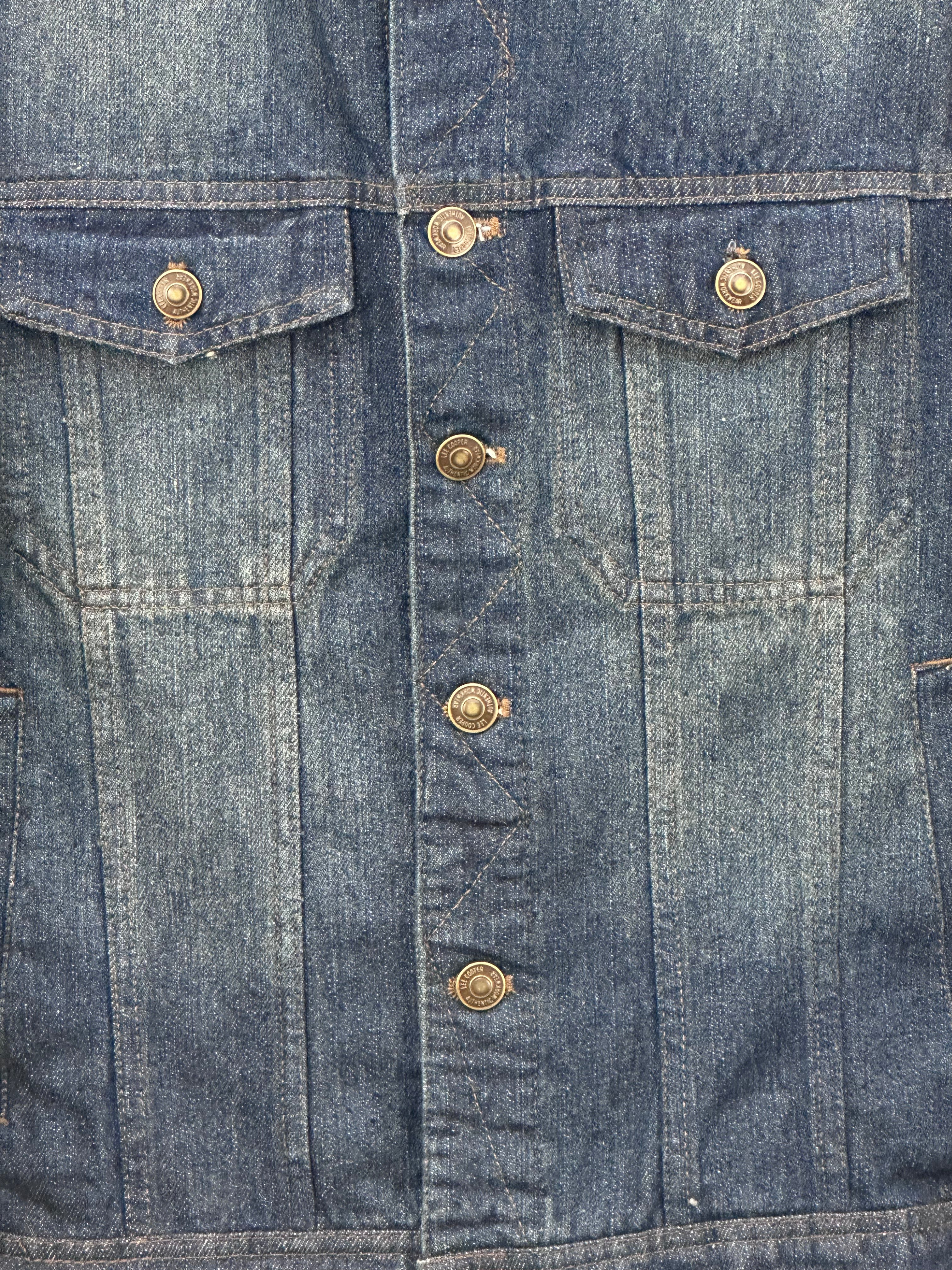LEE COOPER DENIM JACKET BOMBER TAGLIA : S