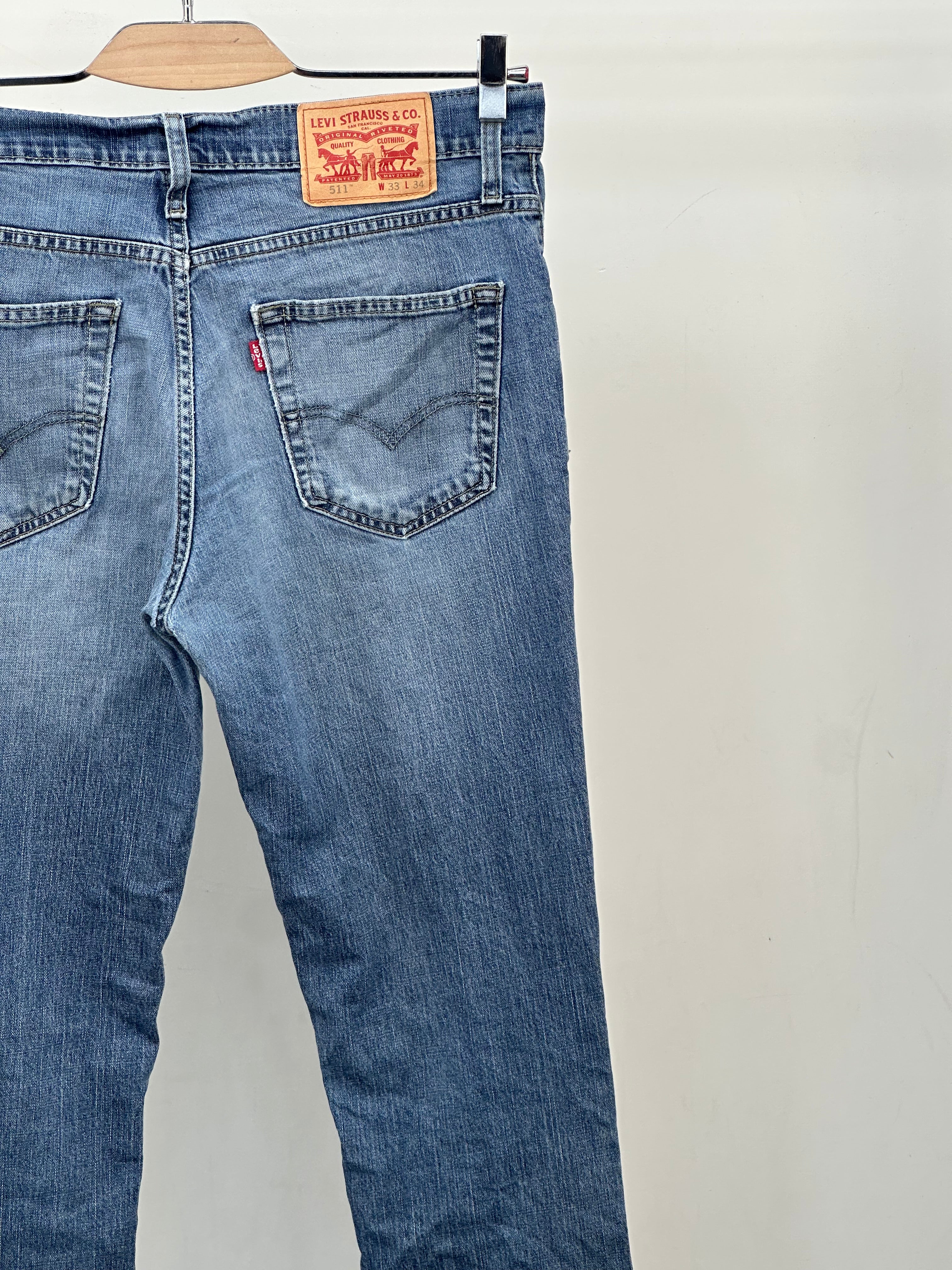 LEVI'S 511 SLIM FIT TAGLIA: 47 ITA = W33 L34