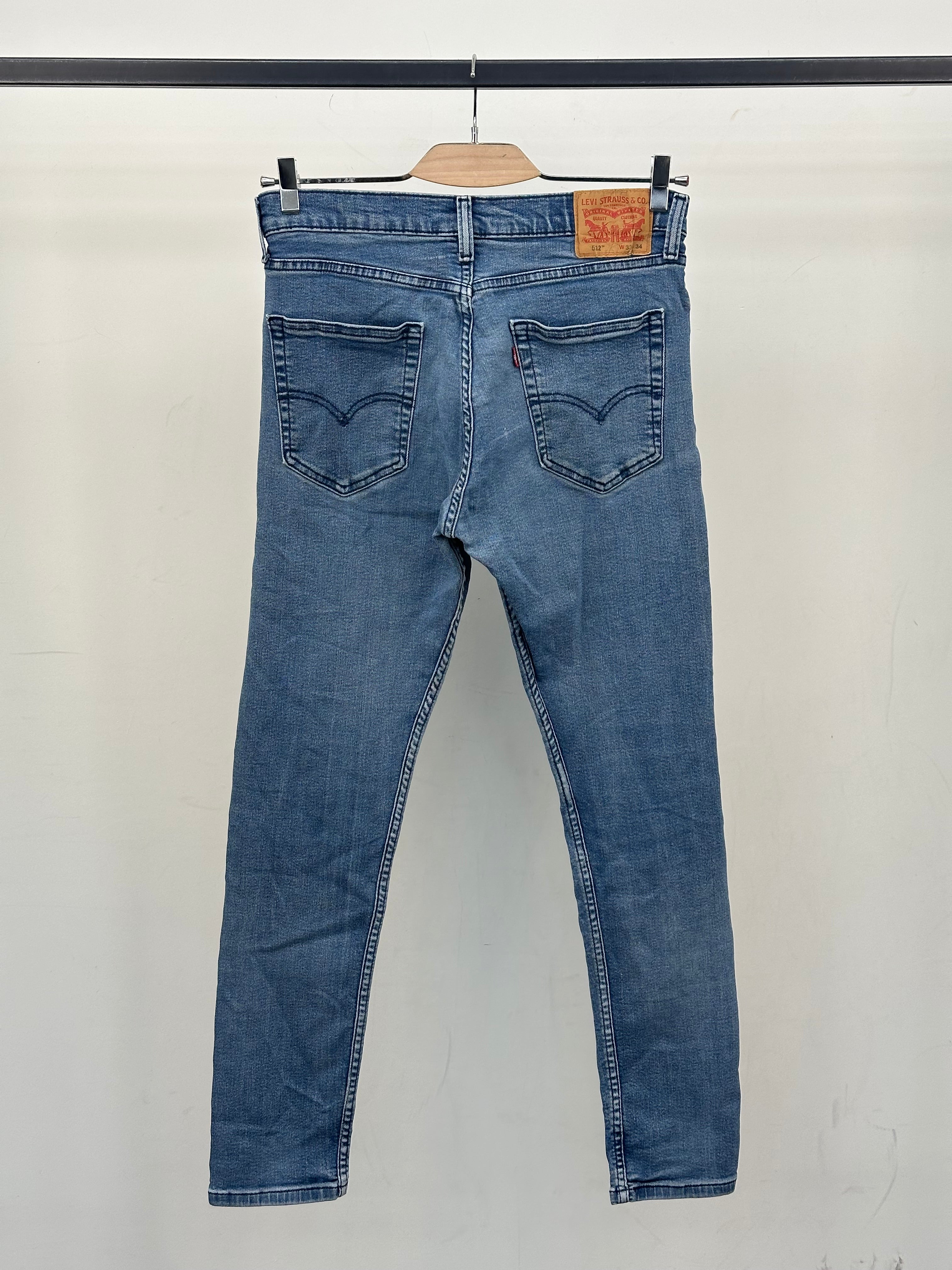 LEVI'S 512 SLIM FIT TAGLIA: 47 ITA = W33 L34