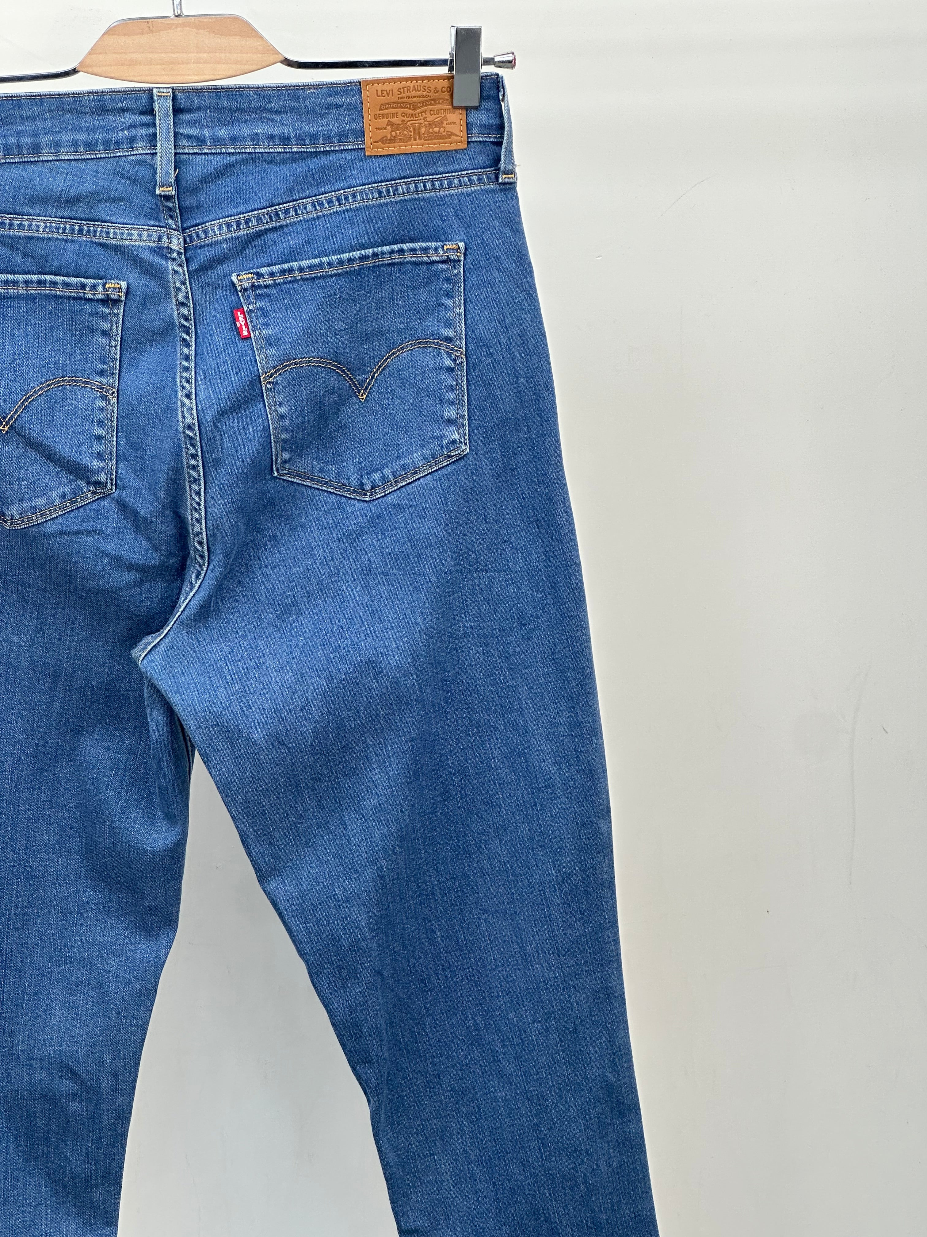 LEVI'S 721 HIGE RISE SKINNY TAGLIA: 46 ITA = W32 L32