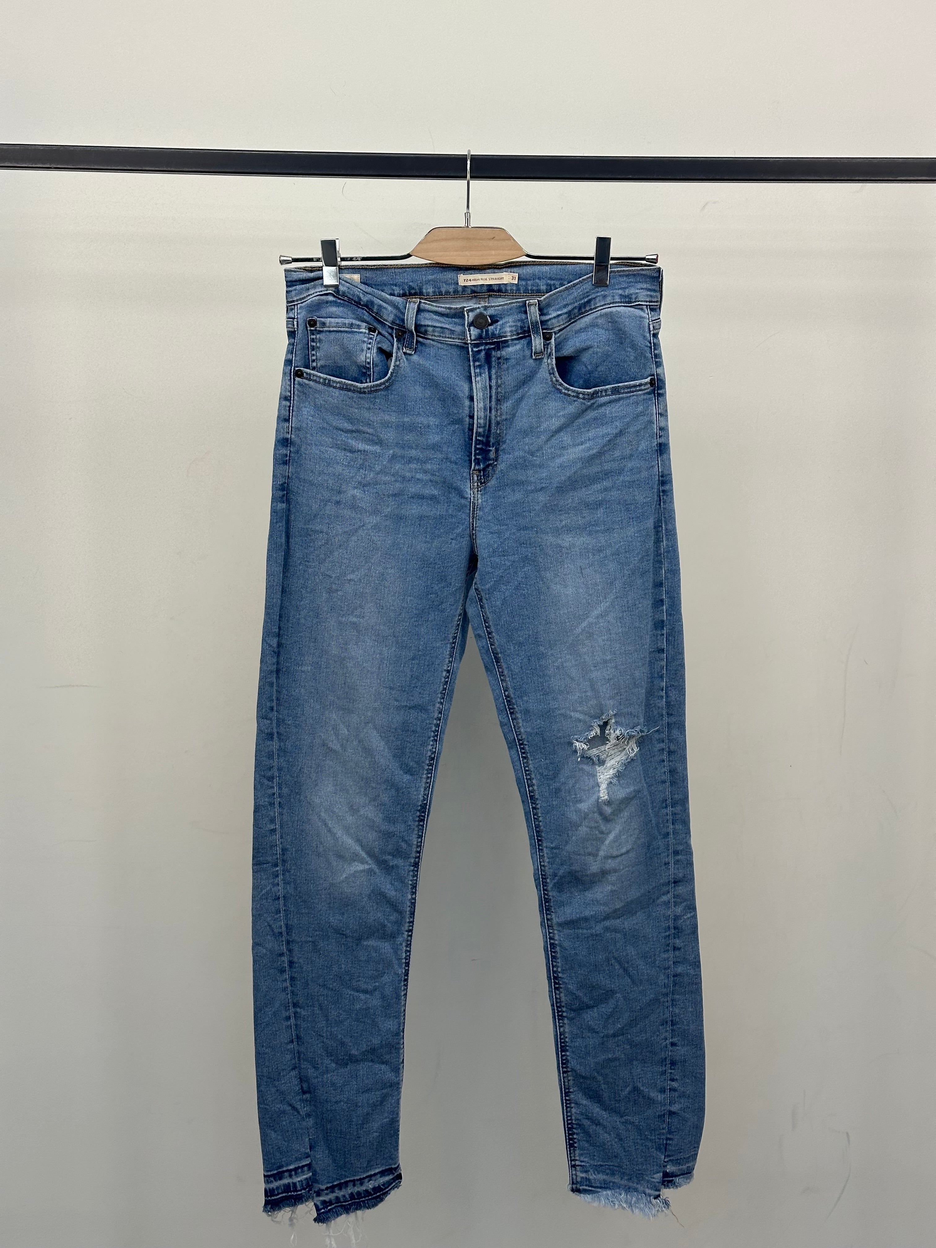 LEVI'S 724 HIGH RISE STRAIGHT TAGLIA: 45 ITA = W31 L32