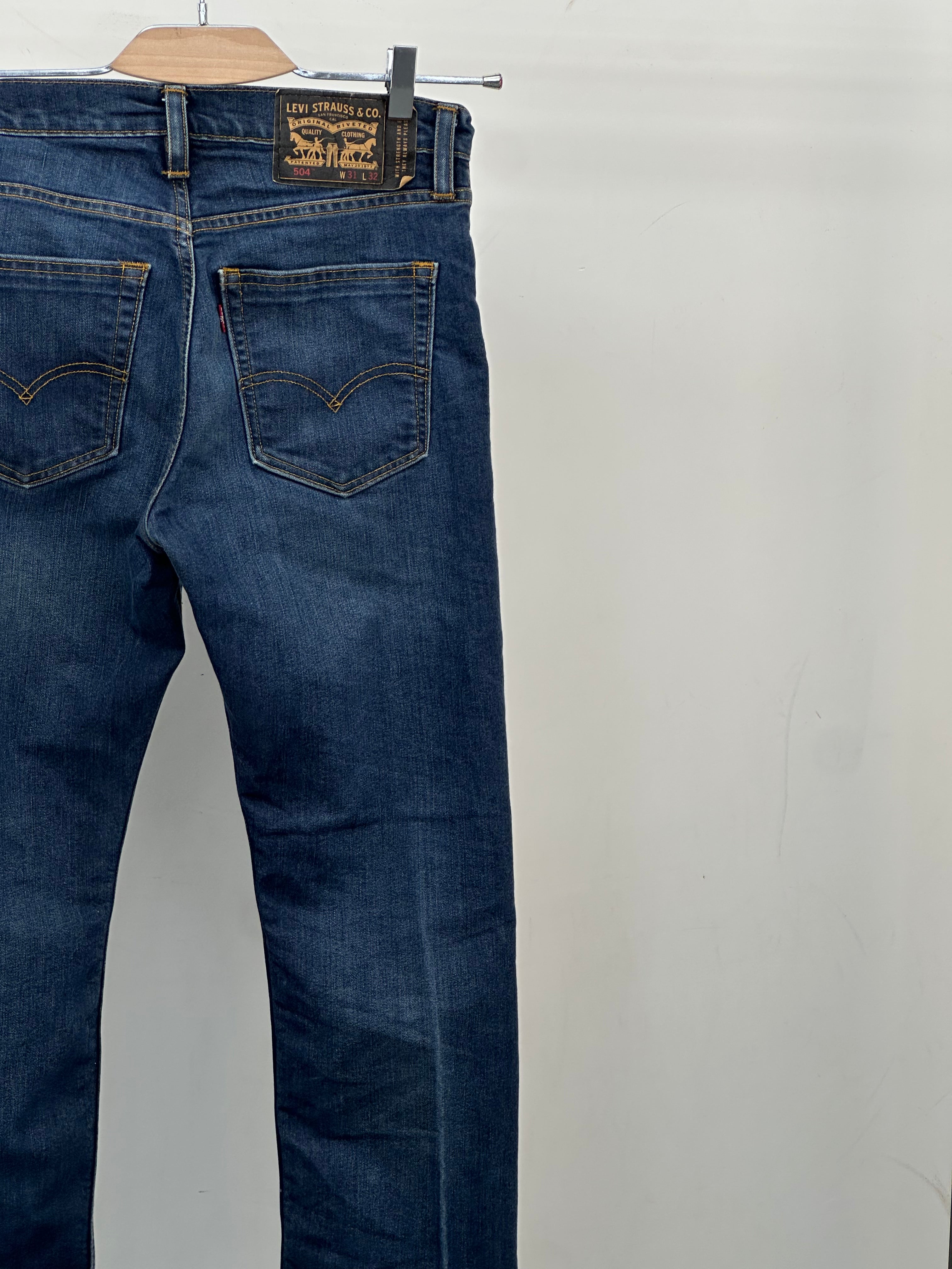 LEVI'S 504 SLIM FIT TAGLIA: 45 ITA = W31 L32