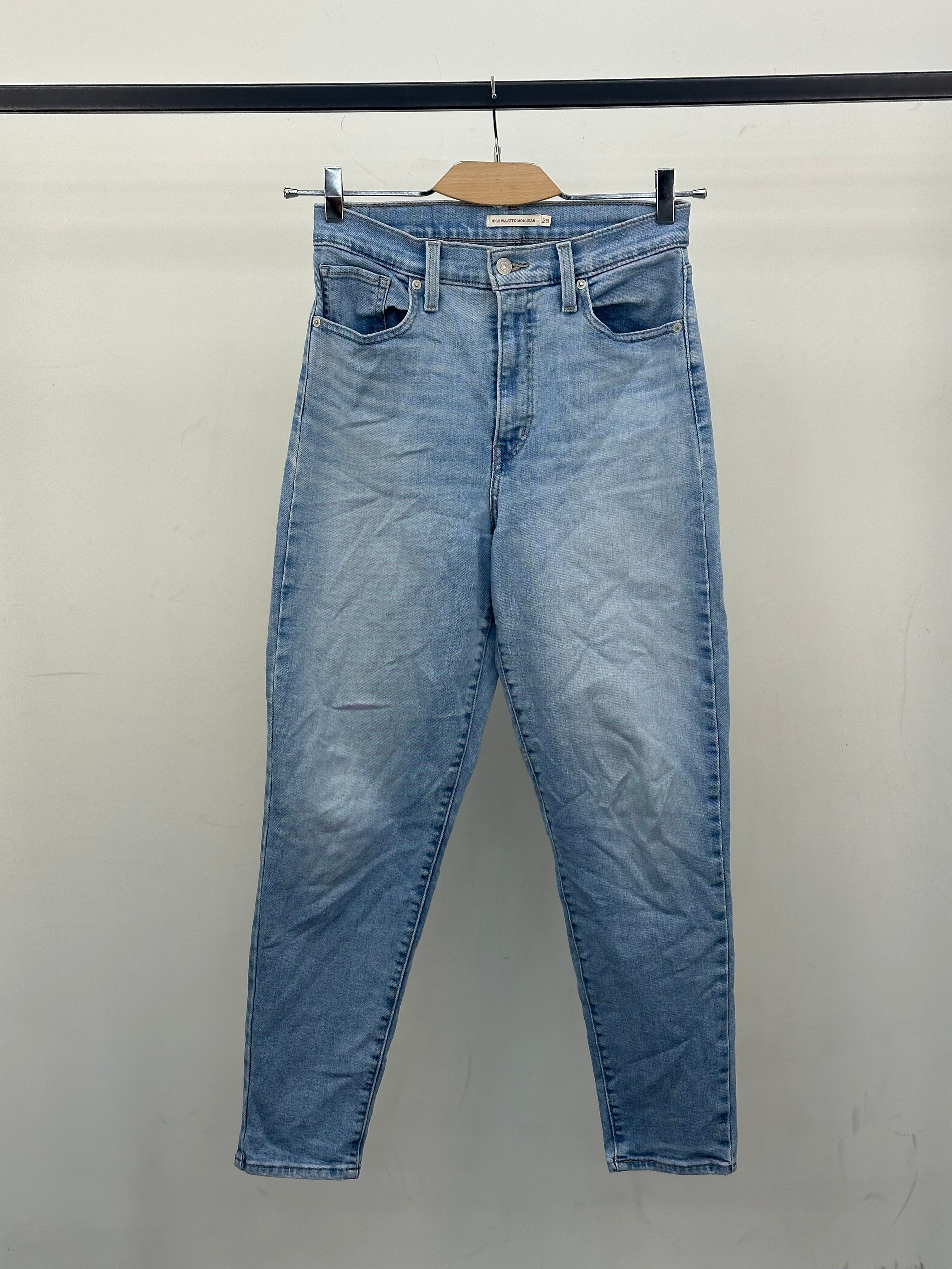 LEVI'S HIGH WAISTED MOM JEAN FIT TAGLIA: 42 ITA = W28 L29