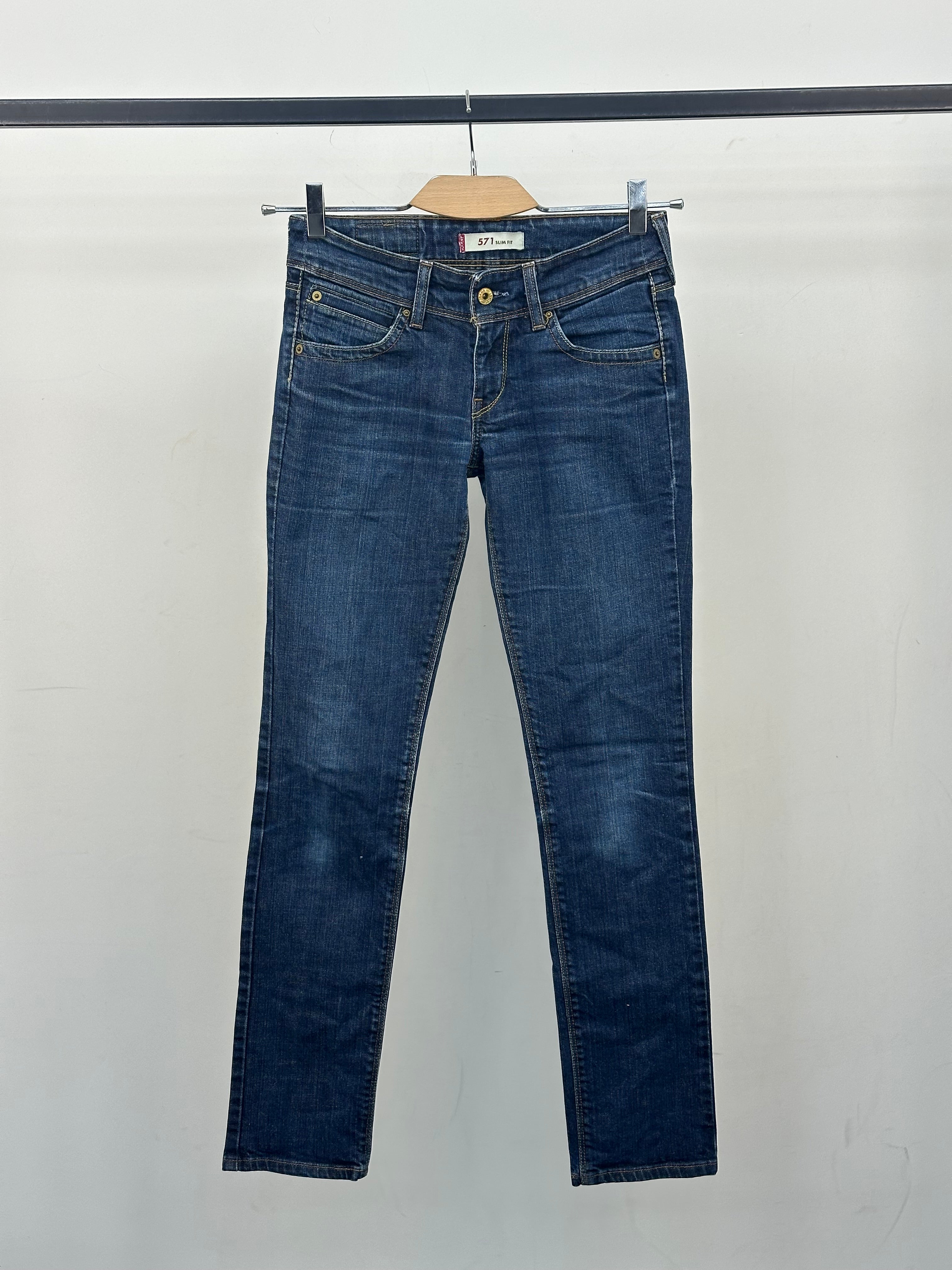 LEVI'S 571 SLIM FIT TAGLIA: 42 ITA = W28 L32