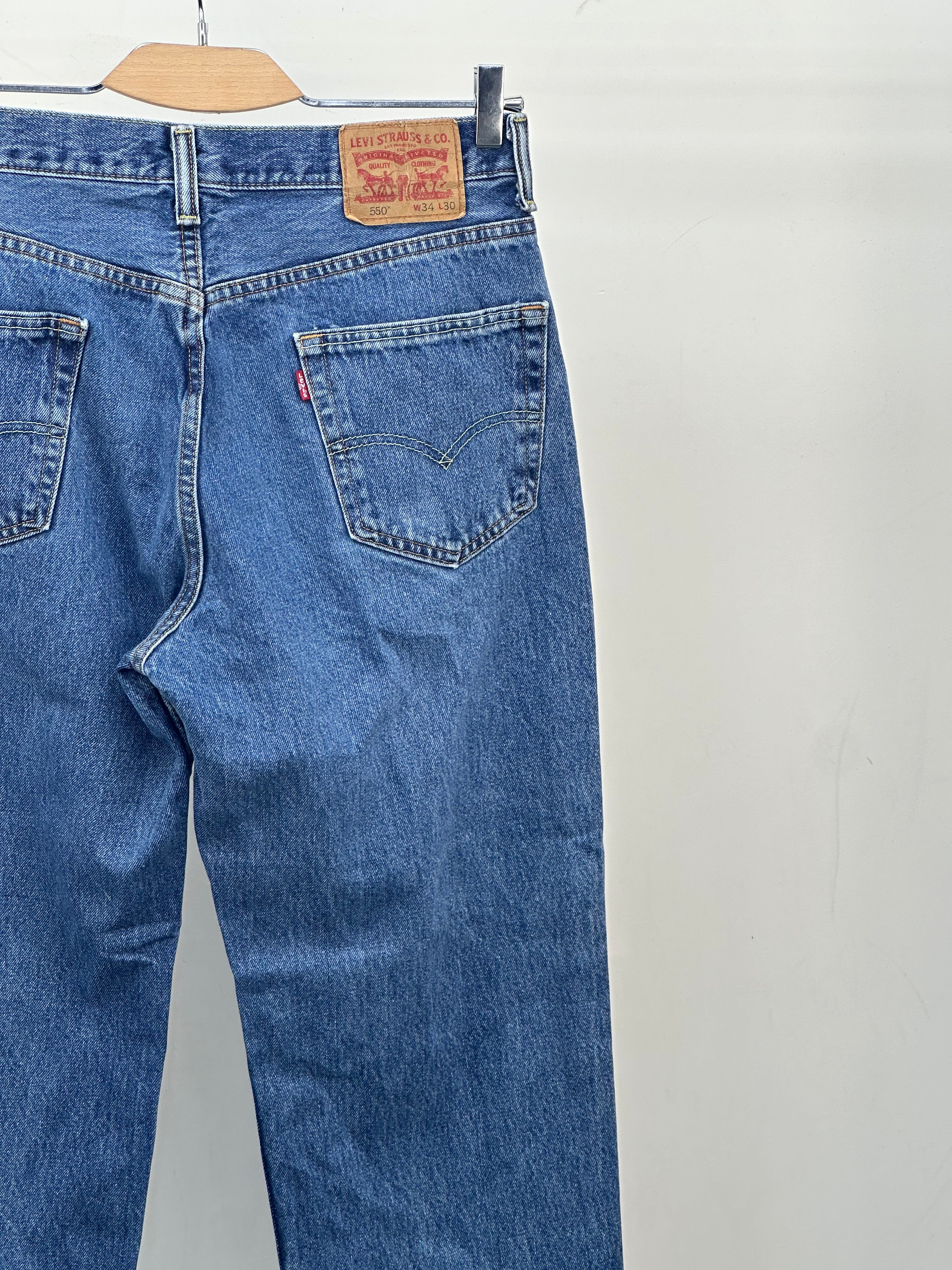LEVI'S 550 RELAXED FIT TAGLIA: 48 ITA = W34 L30