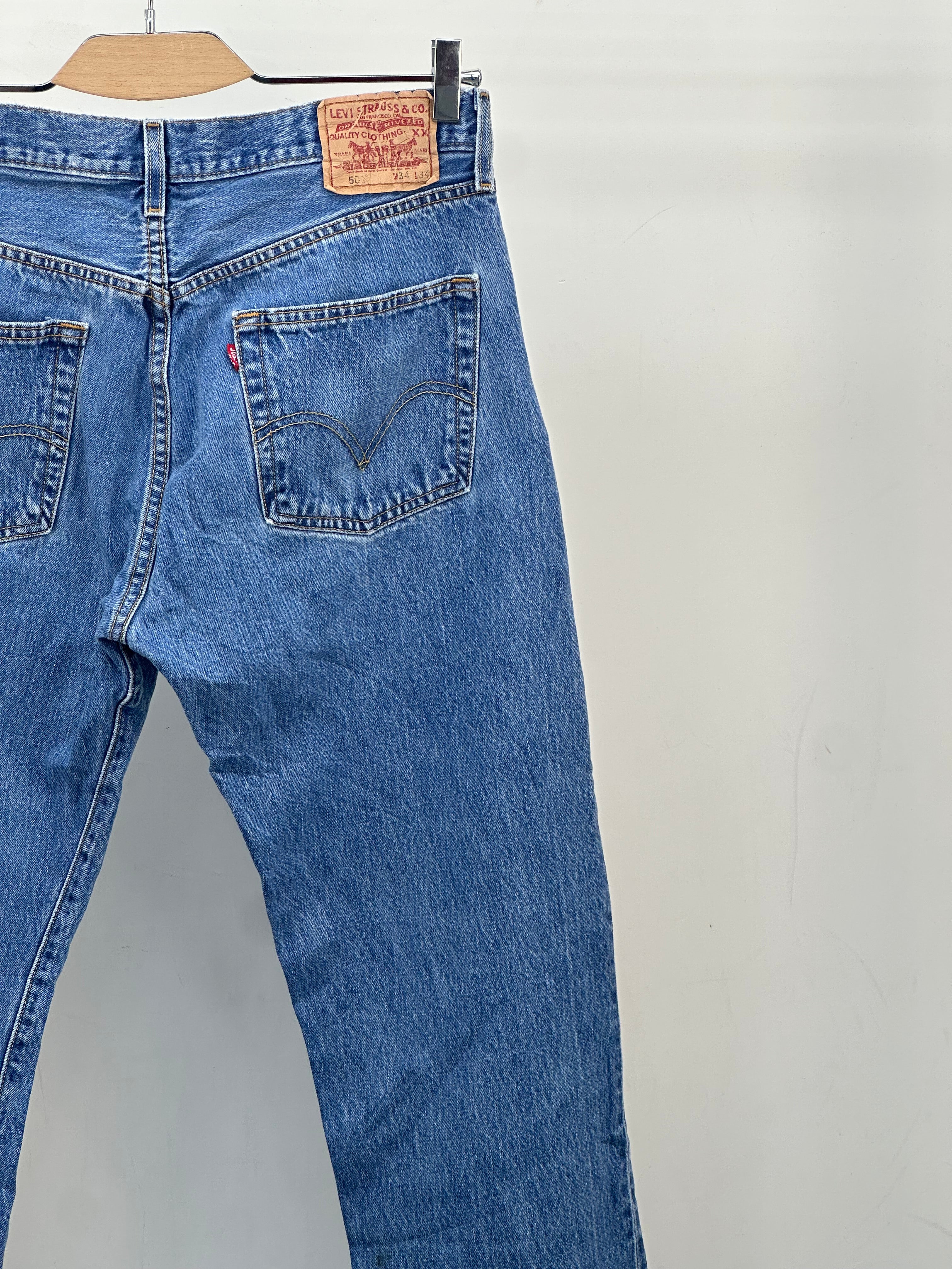 LEVI'S 501 REGULAR FIT TAGLIA: 48 ITA = W34 L34