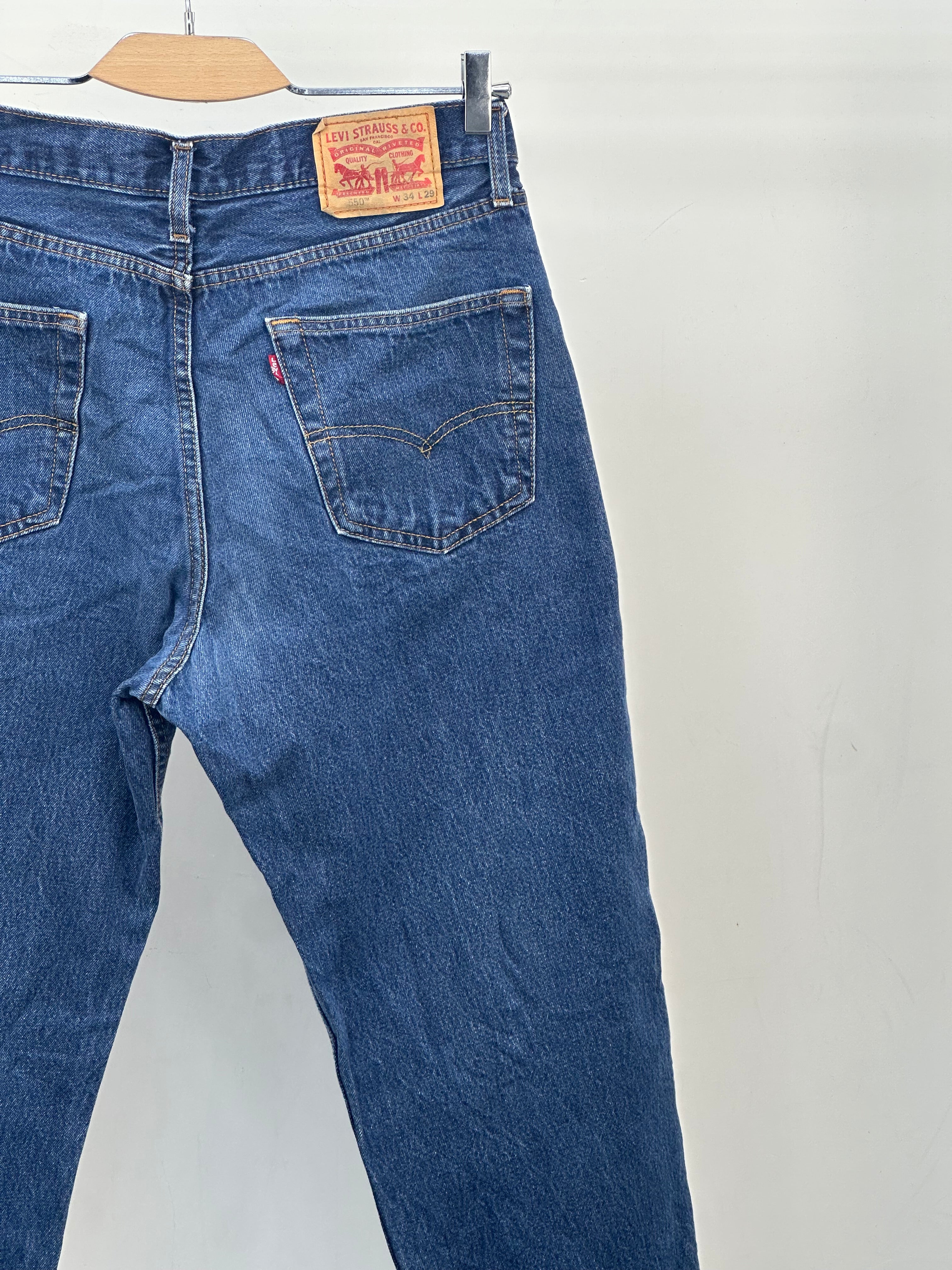 LEVI'S 550 RELAXED FIT TAGLIA: 48 ITA = W34 L29