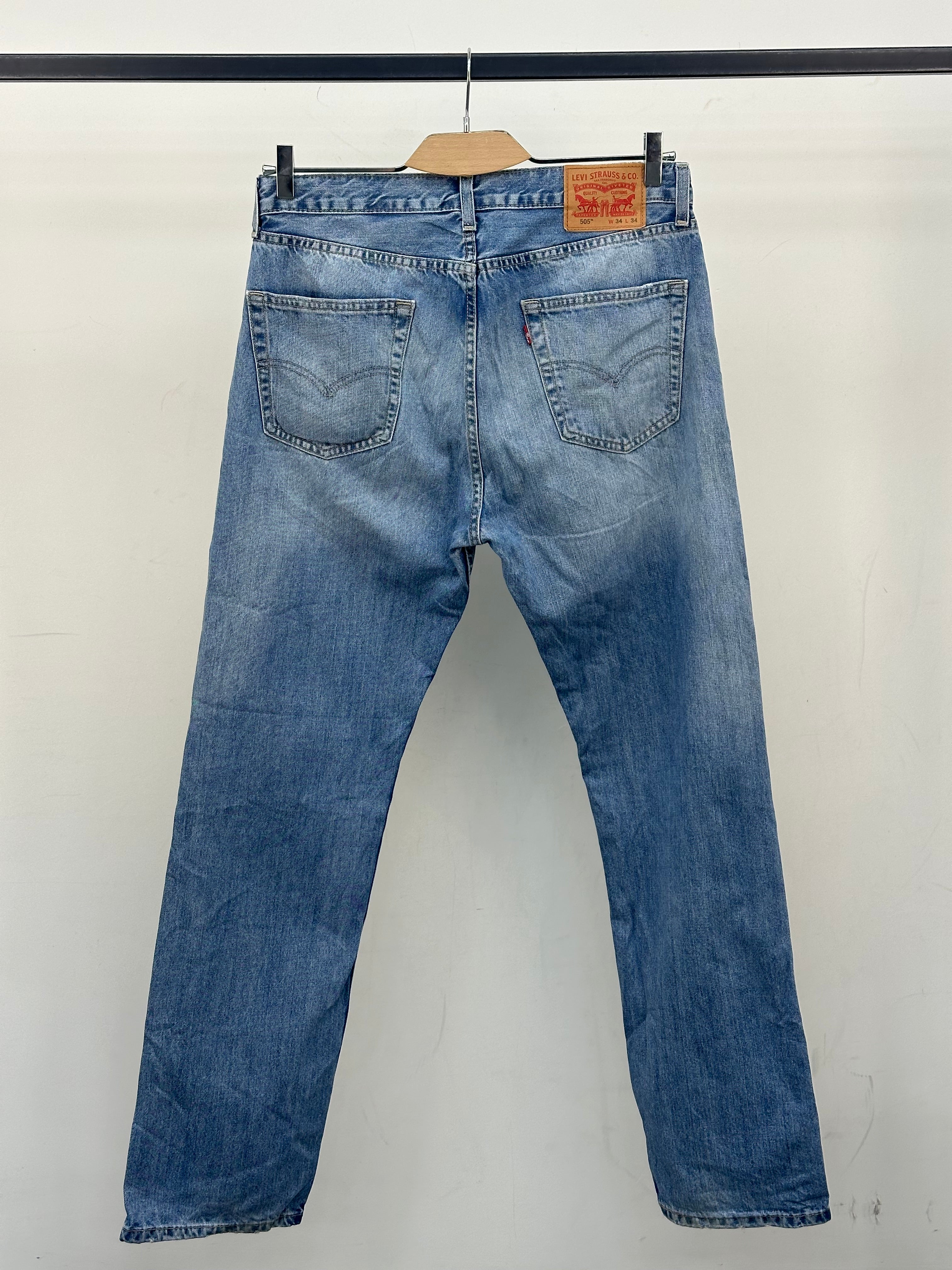 LEVI'S 505 SLIM FIT TAGLIA: 48 ITA = W34 L34