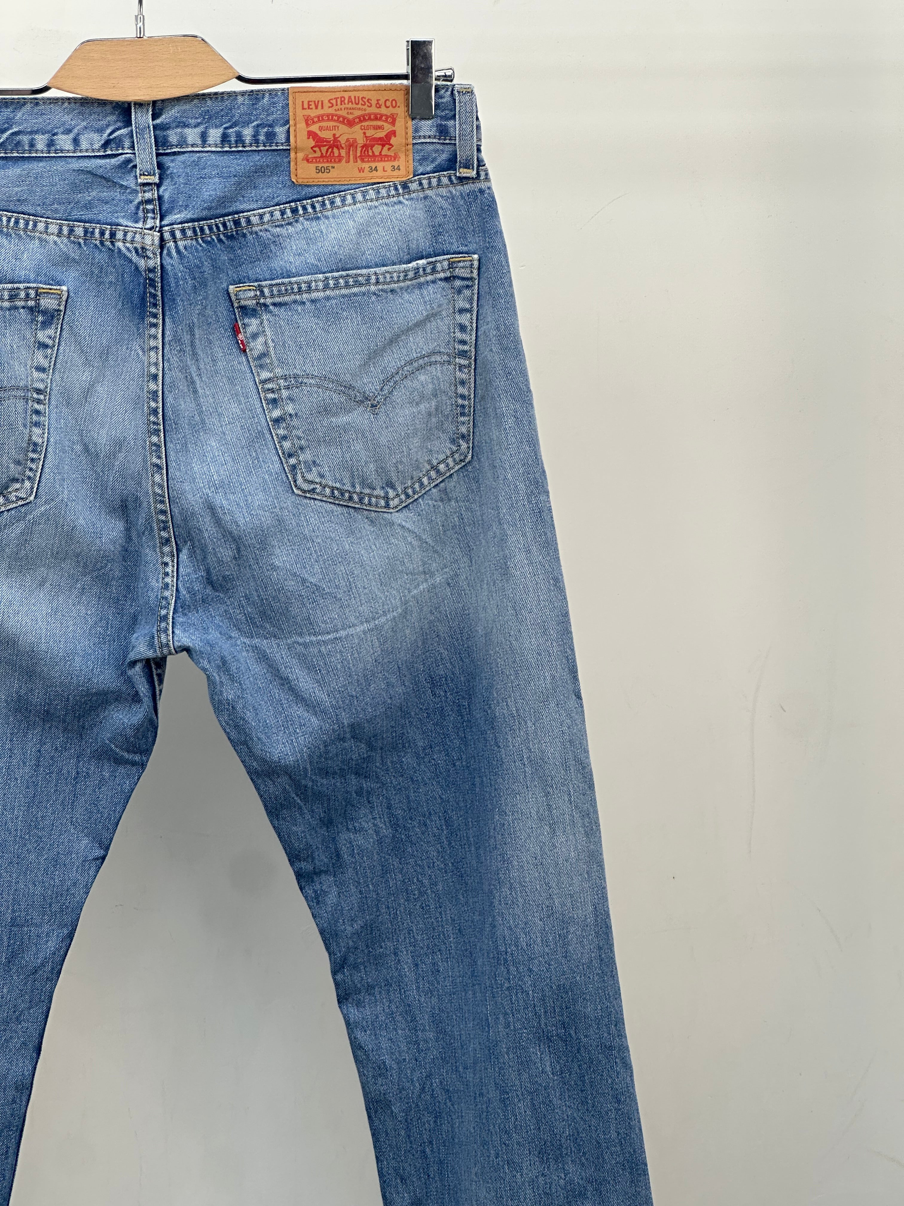 LEVI'S 505 SLIM FIT TAGLIA: 48 ITA = W34 L34