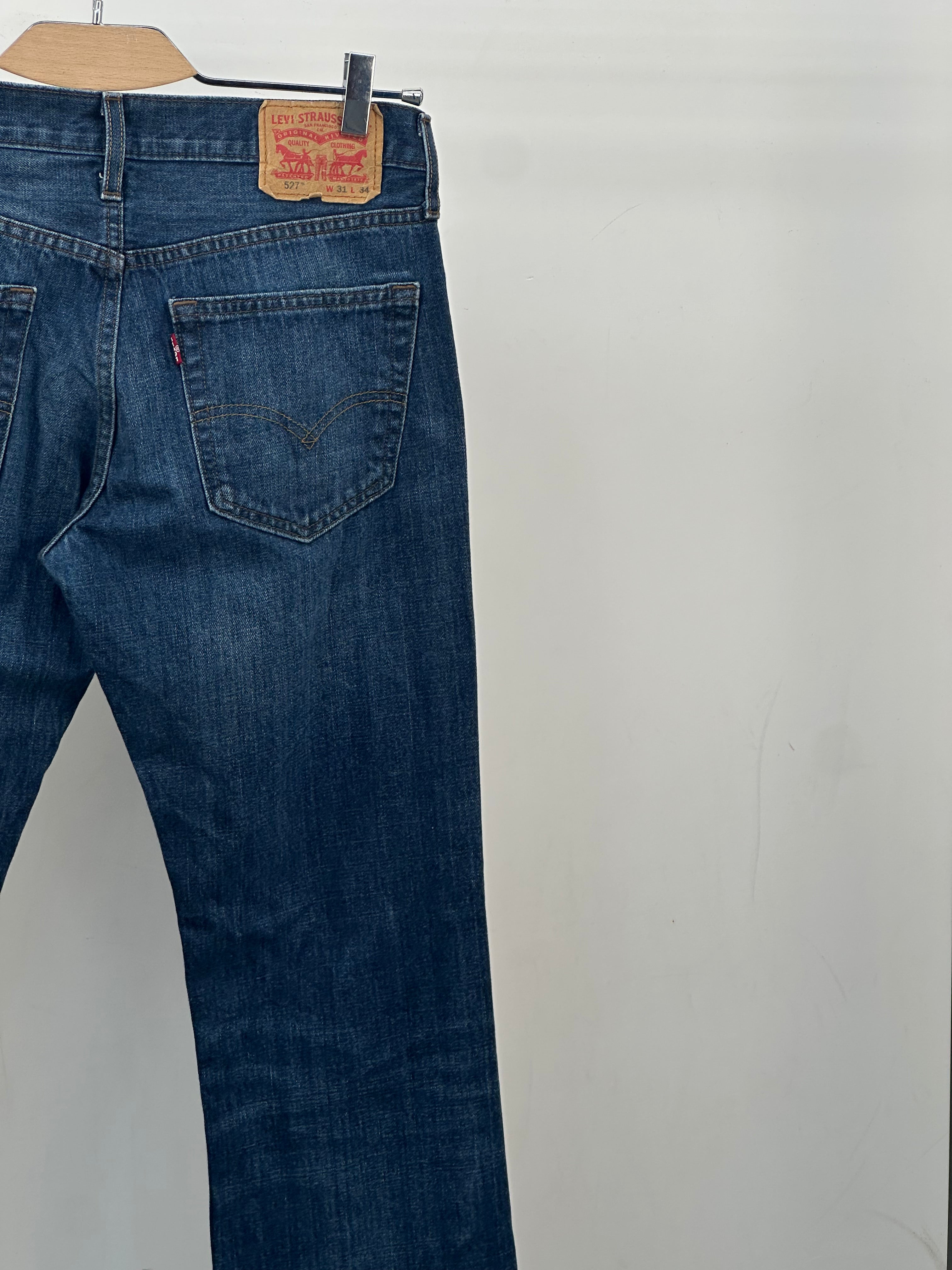 LEVI'S 527 BOOTCUT FIT TAGLIA: 45 ITA = W31 L34