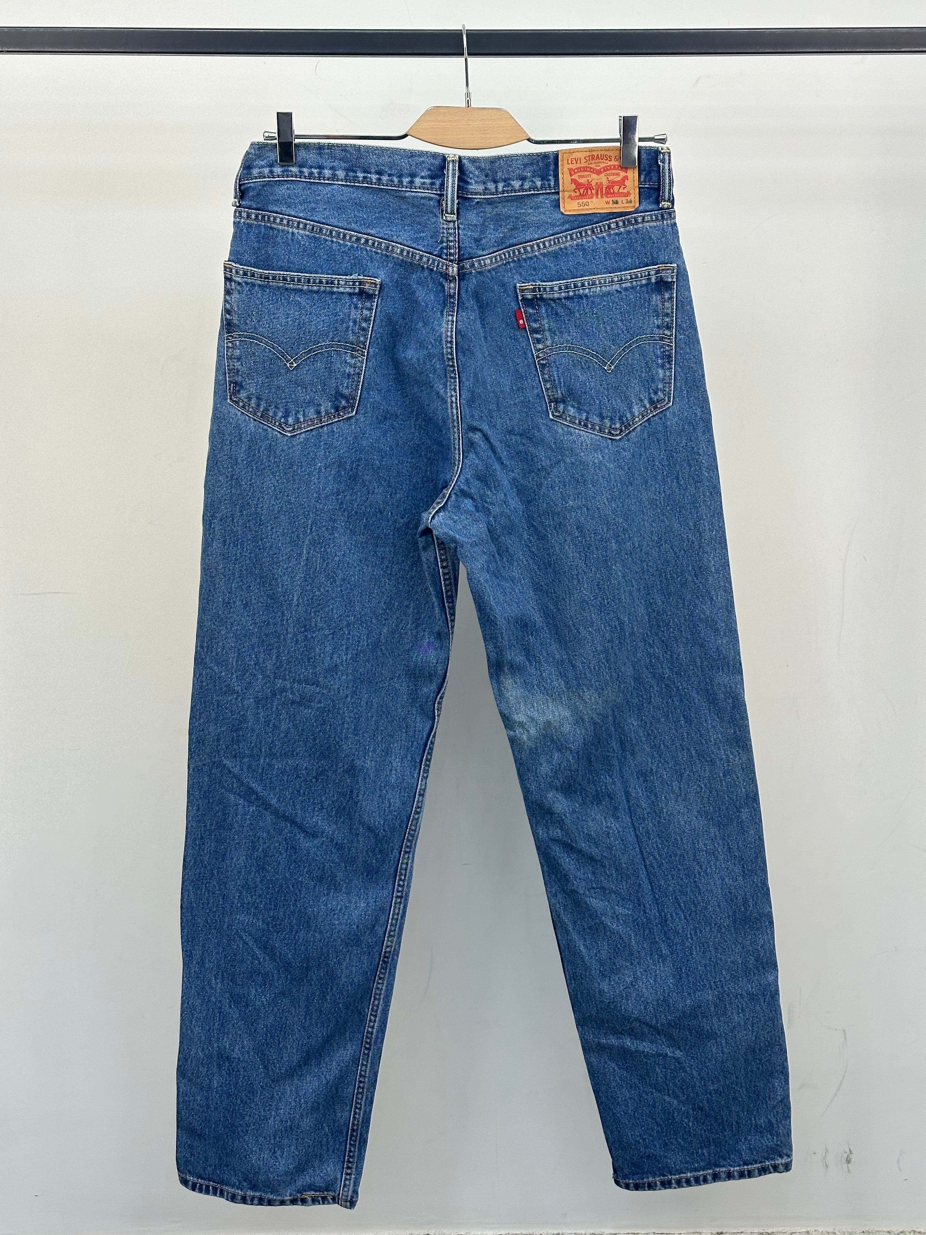 LEVI'S 550 RELAXED FIT TAGLIA: 50 ITA = W36 L34