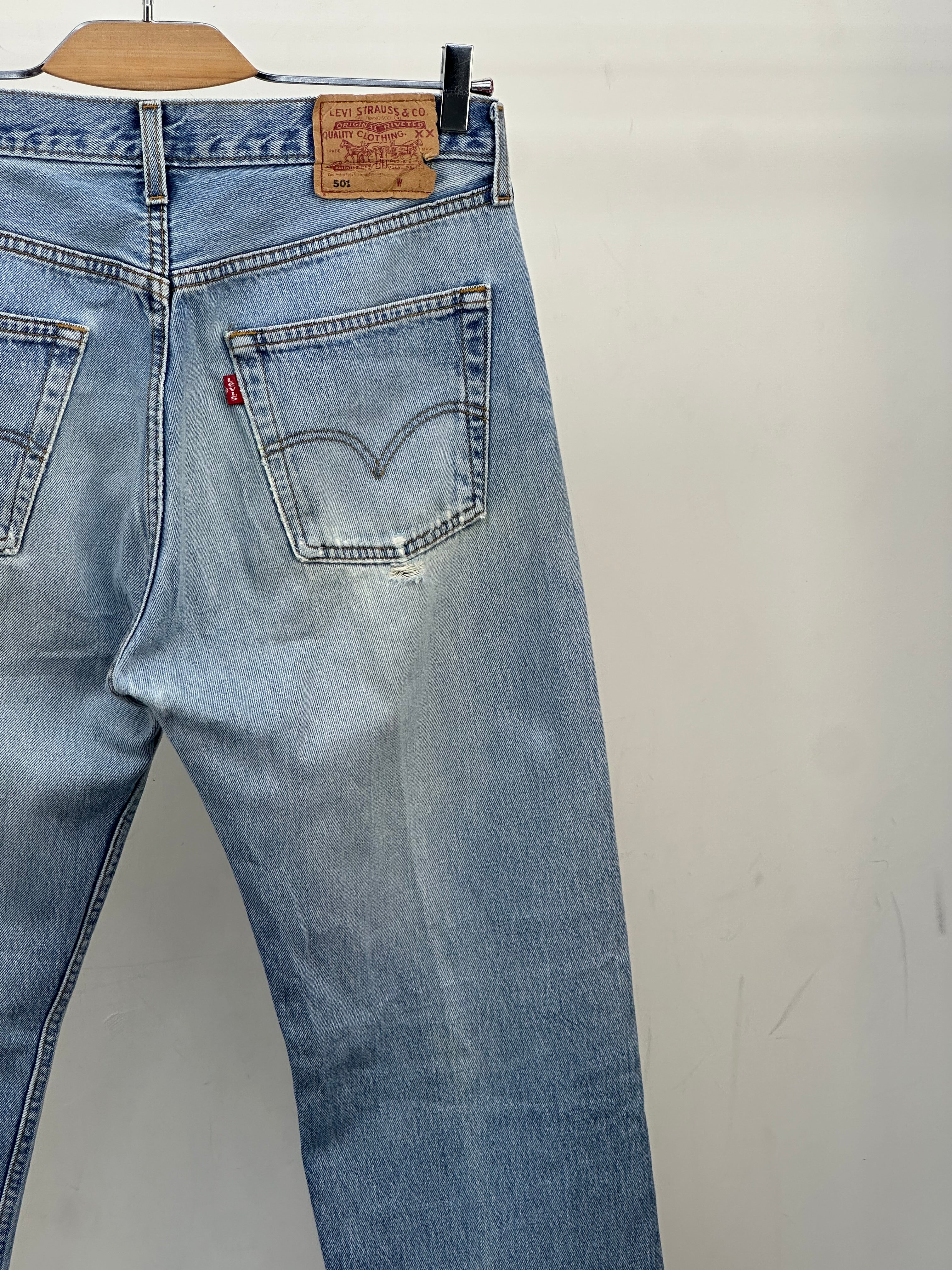 LEVI'S 501 REGULAR FIT TAGLIA: 48 ITA = W34 L32