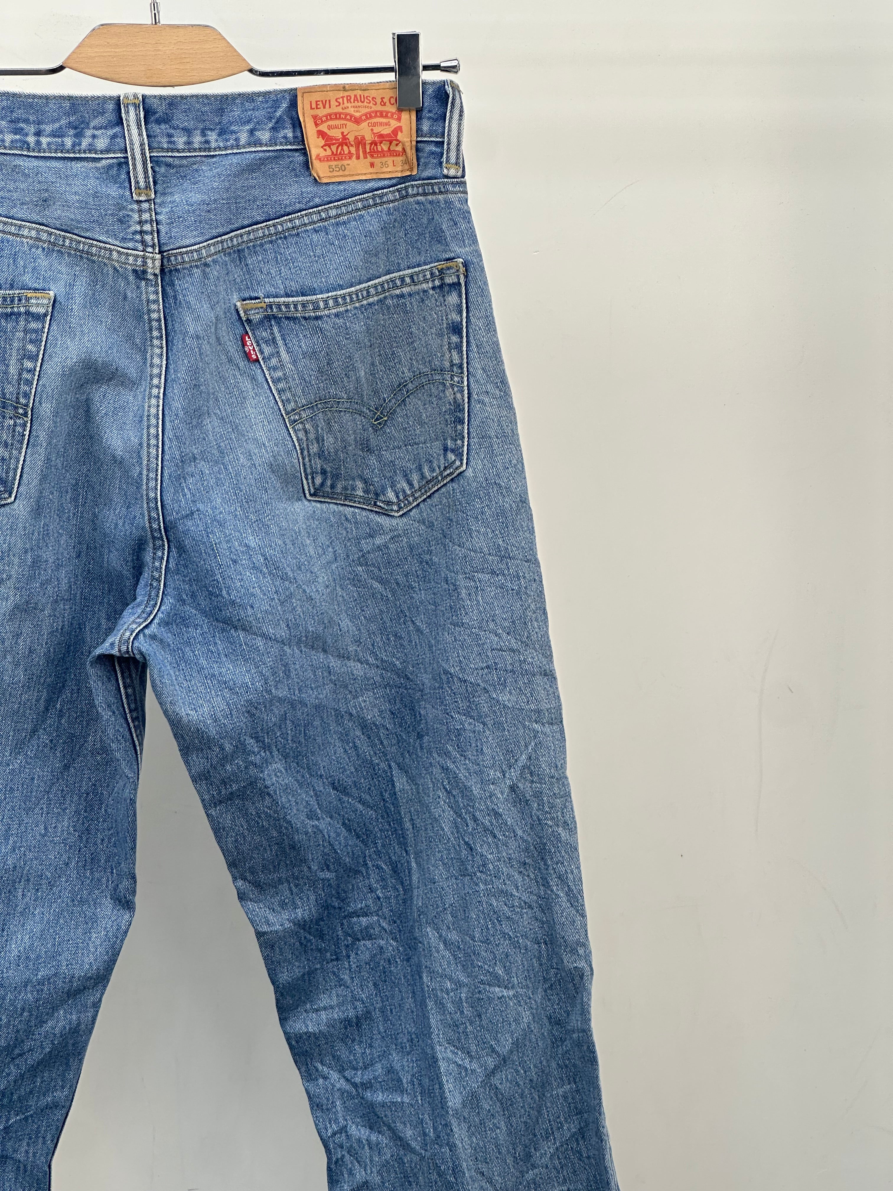 LEVI'S 550 RELAXED FIT TAGLIA: 50 ITA = W36 L34