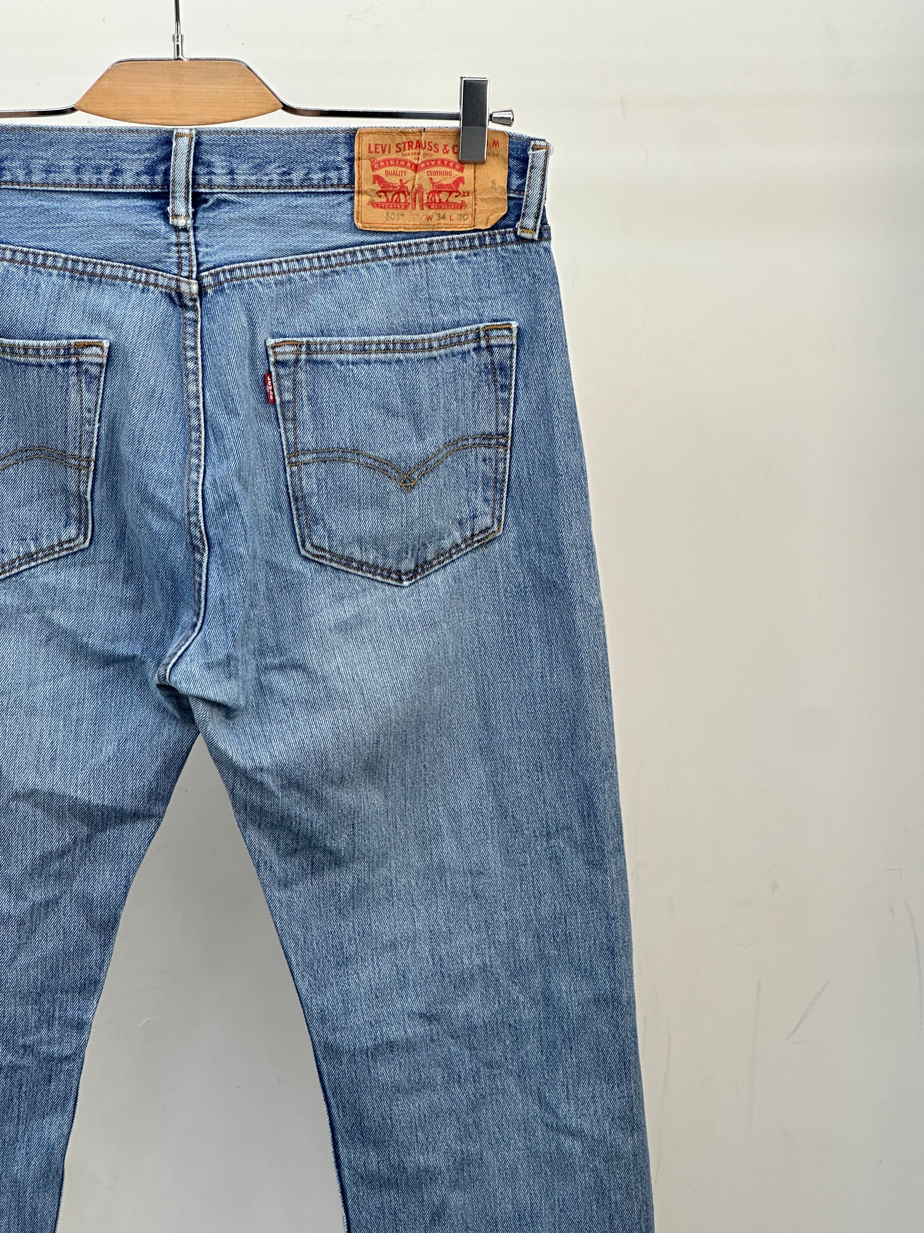 LEVI'S 501 REGULAR FIT TAGLIA: 48 ITA = W34 L30