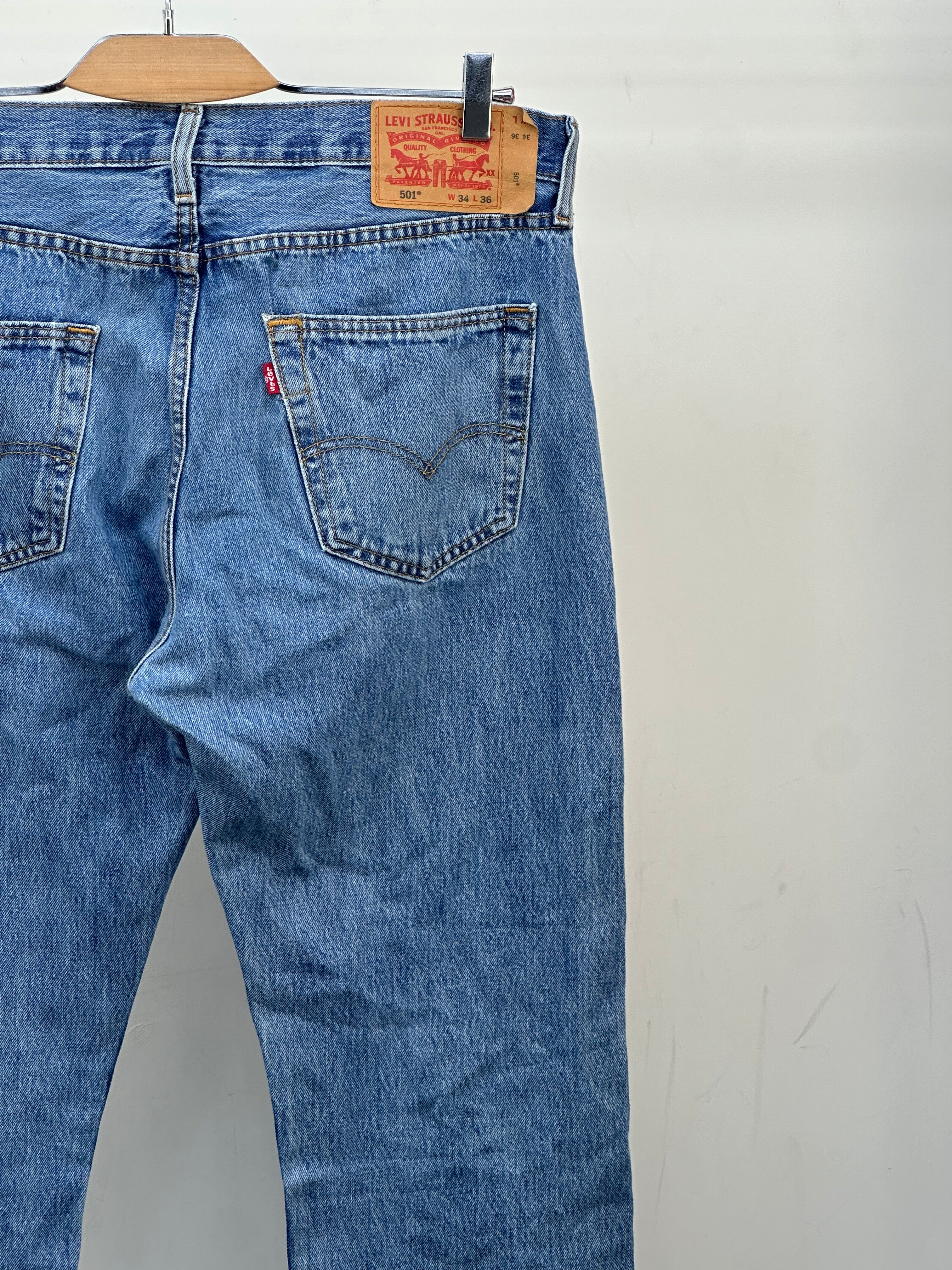 LEVI'S 501 REGULAR FIT TAGLIA: 48 ITA = W34 L36