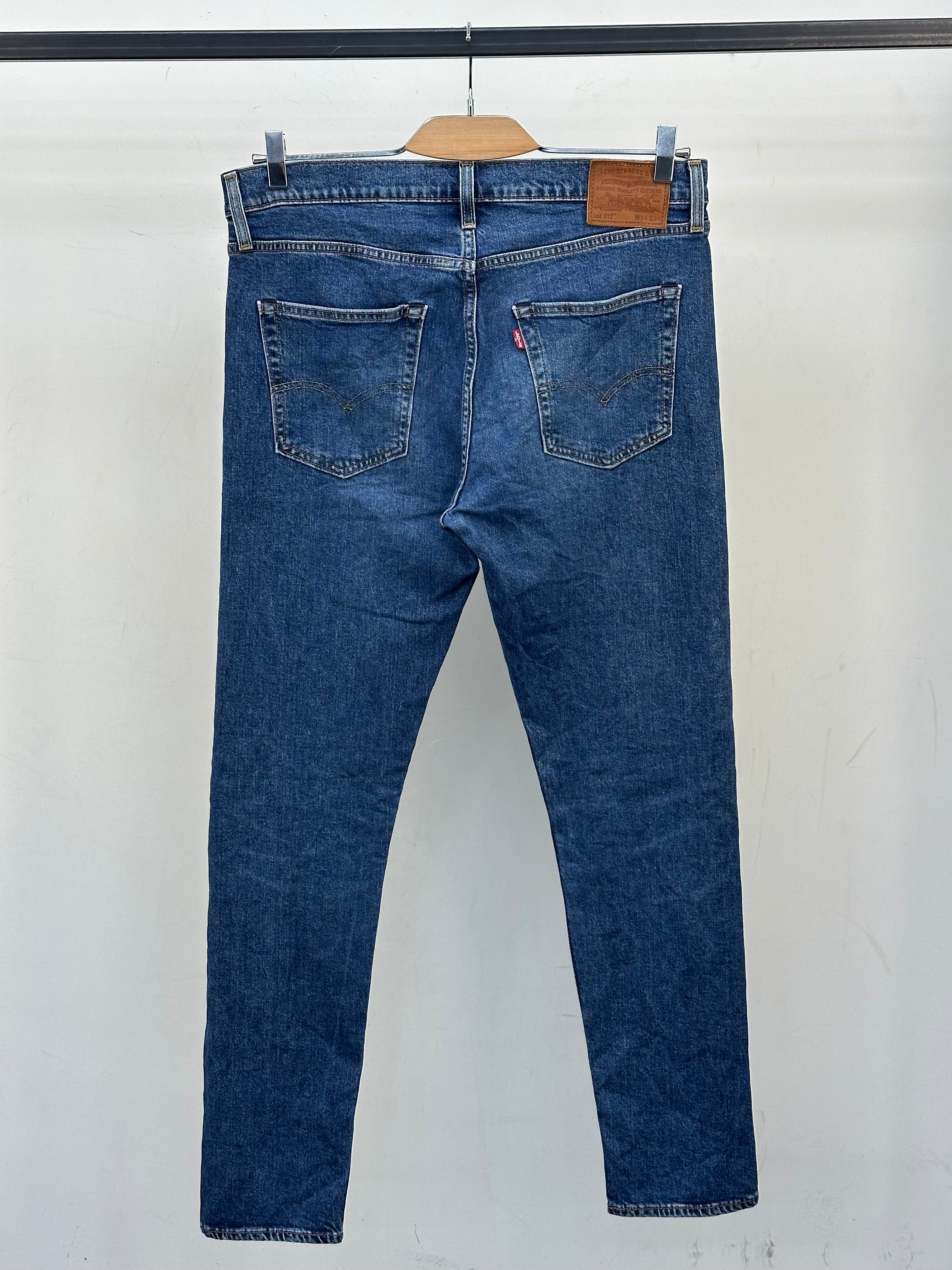 LEVI'S 512 SLIM FIT TAGLIA: 48 ITA = W34 L34