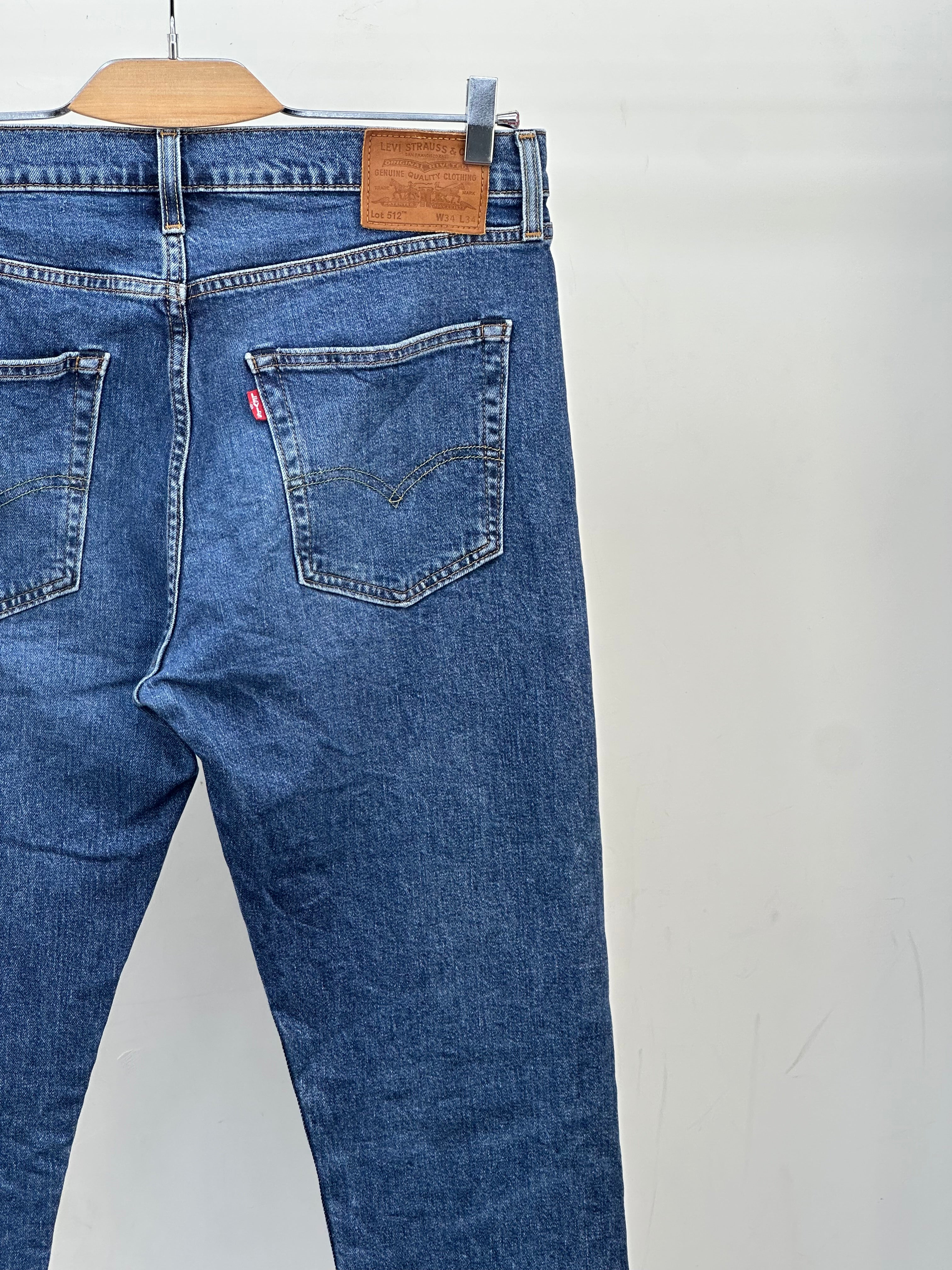 LEVI'S 512 SLIM FIT TAGLIA: 48 ITA = W34 L34