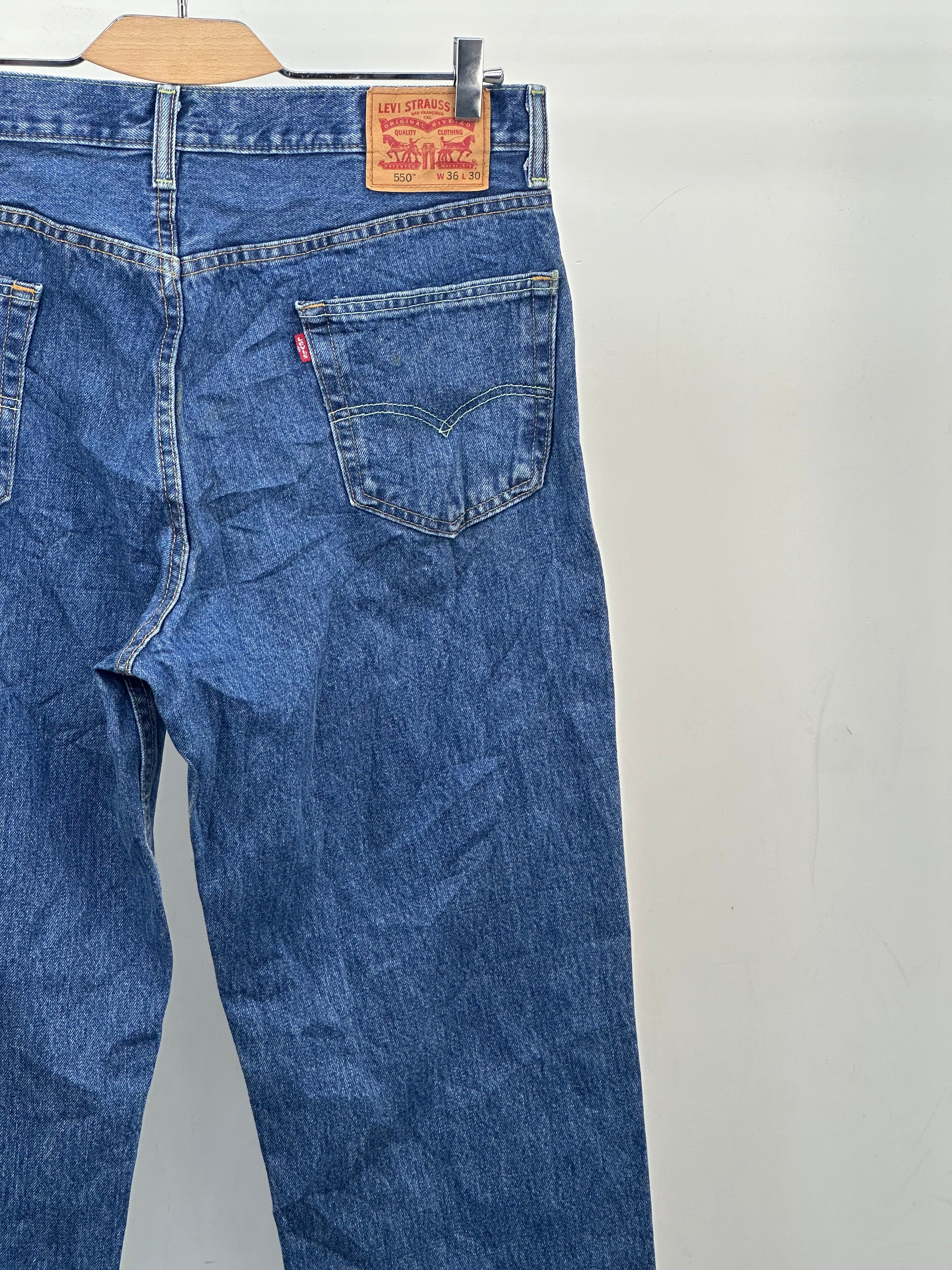 LEVI'S 550 RELAXED FIT TAGLIA: 50 ITA = W36 L30