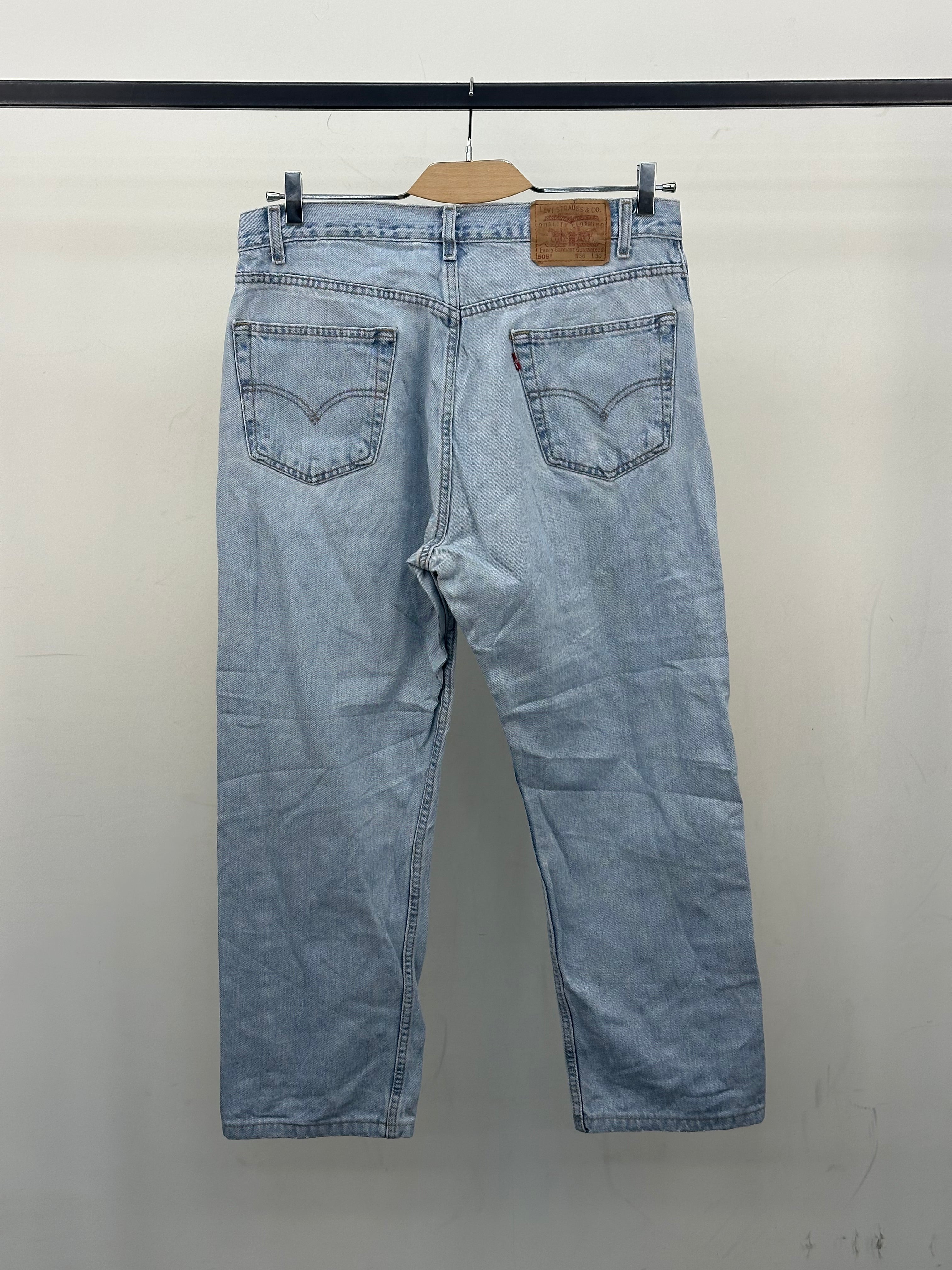 LEVI'S 505 STRAIGHT FIT TAGLIA: 50 ITA = W36 L30