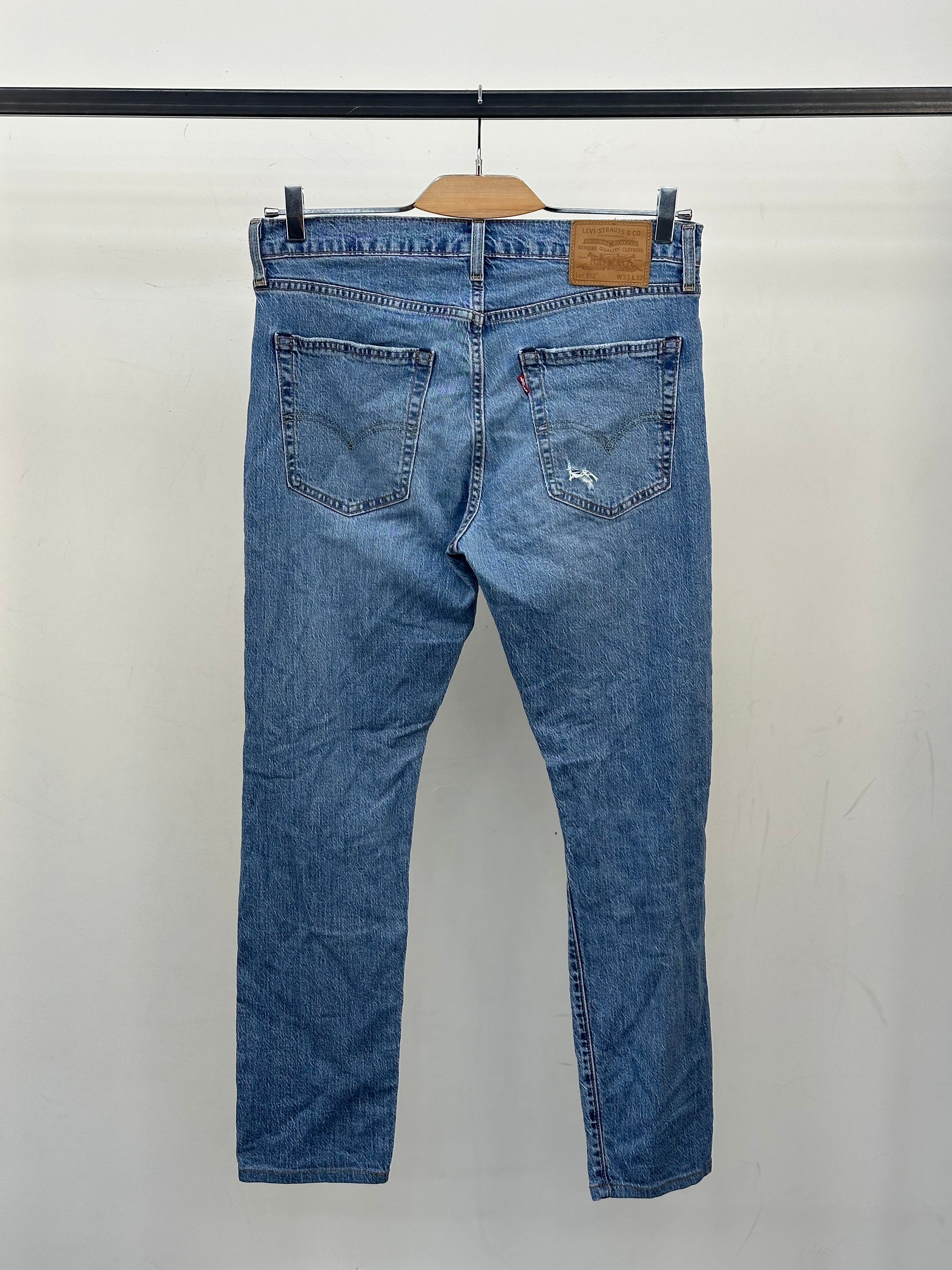 LEVI'S 512 SLIM FIT TAGLIA: 47 ITA = W33 L32