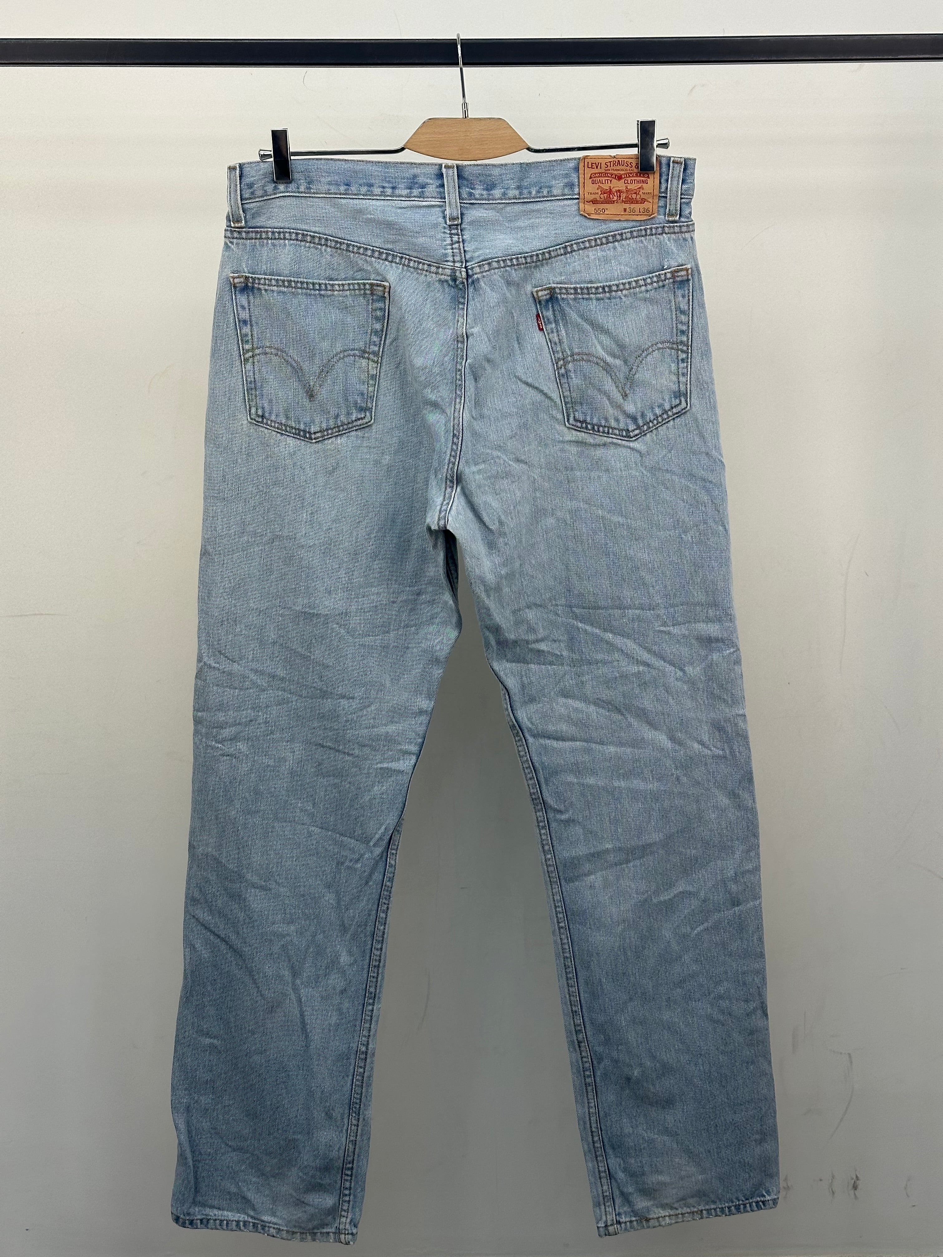 LEVI'S 550 RELAXED FIT TAGLIA: 50 ITA = W36 L36