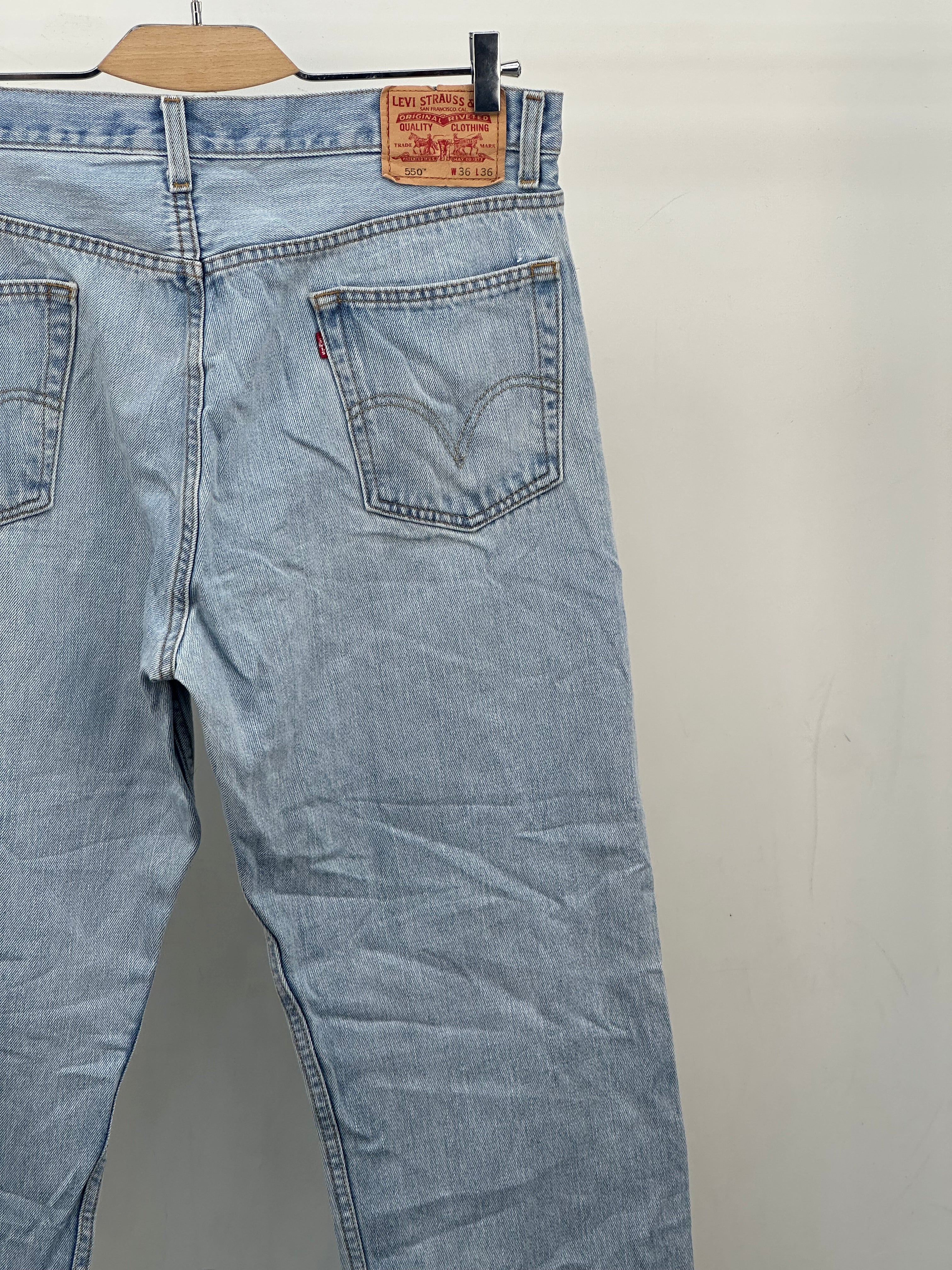 LEVI'S 550 RELAXED FIT TAGLIA: 50 ITA = W36 L36