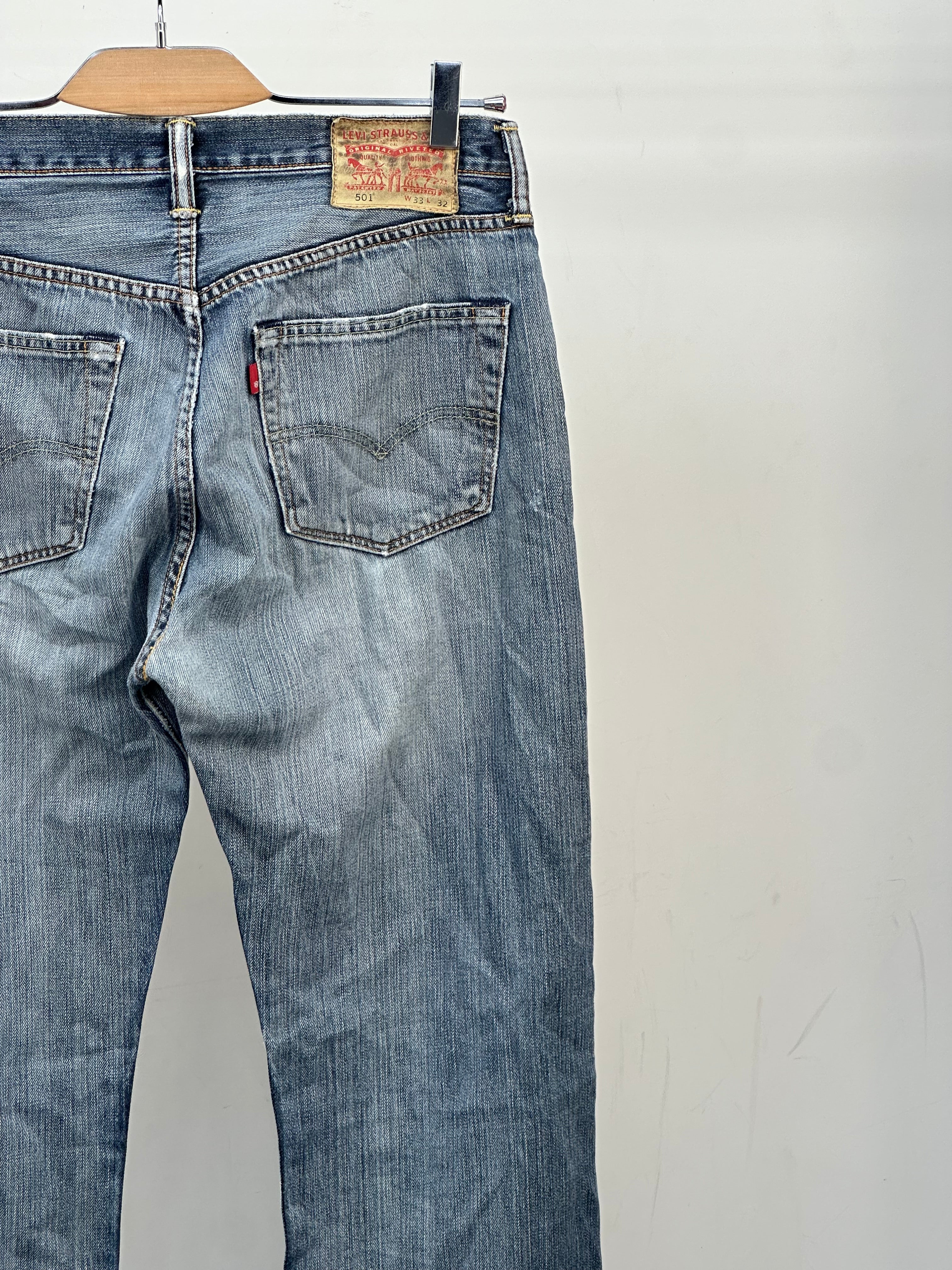 LEVI'S 501 REGULAR FIT TAGLIA: 47 ITA = W33 L32