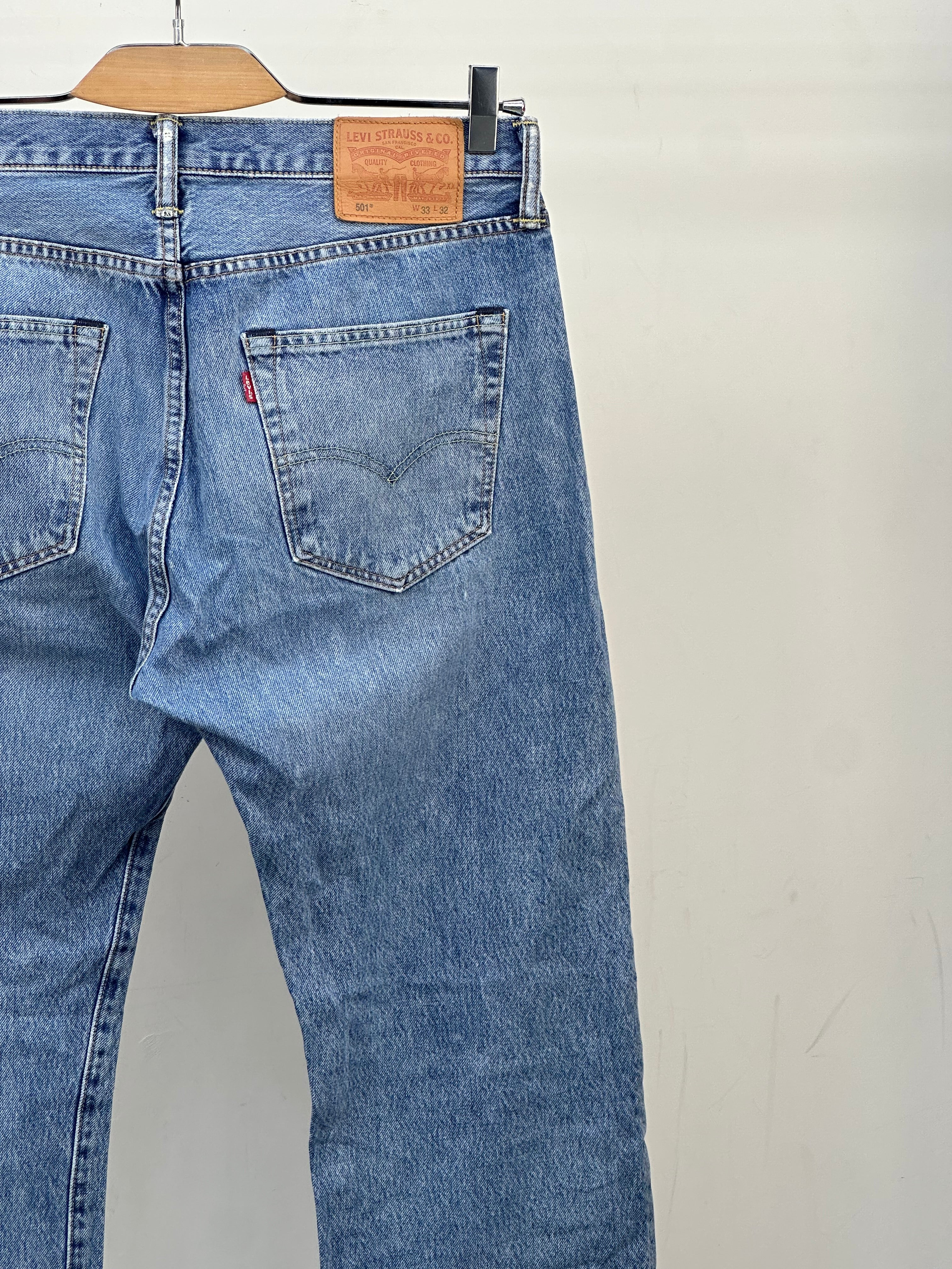 LEVI'S 501 REGULAR FIT TAGLIA: 47 ITA = W33 L32