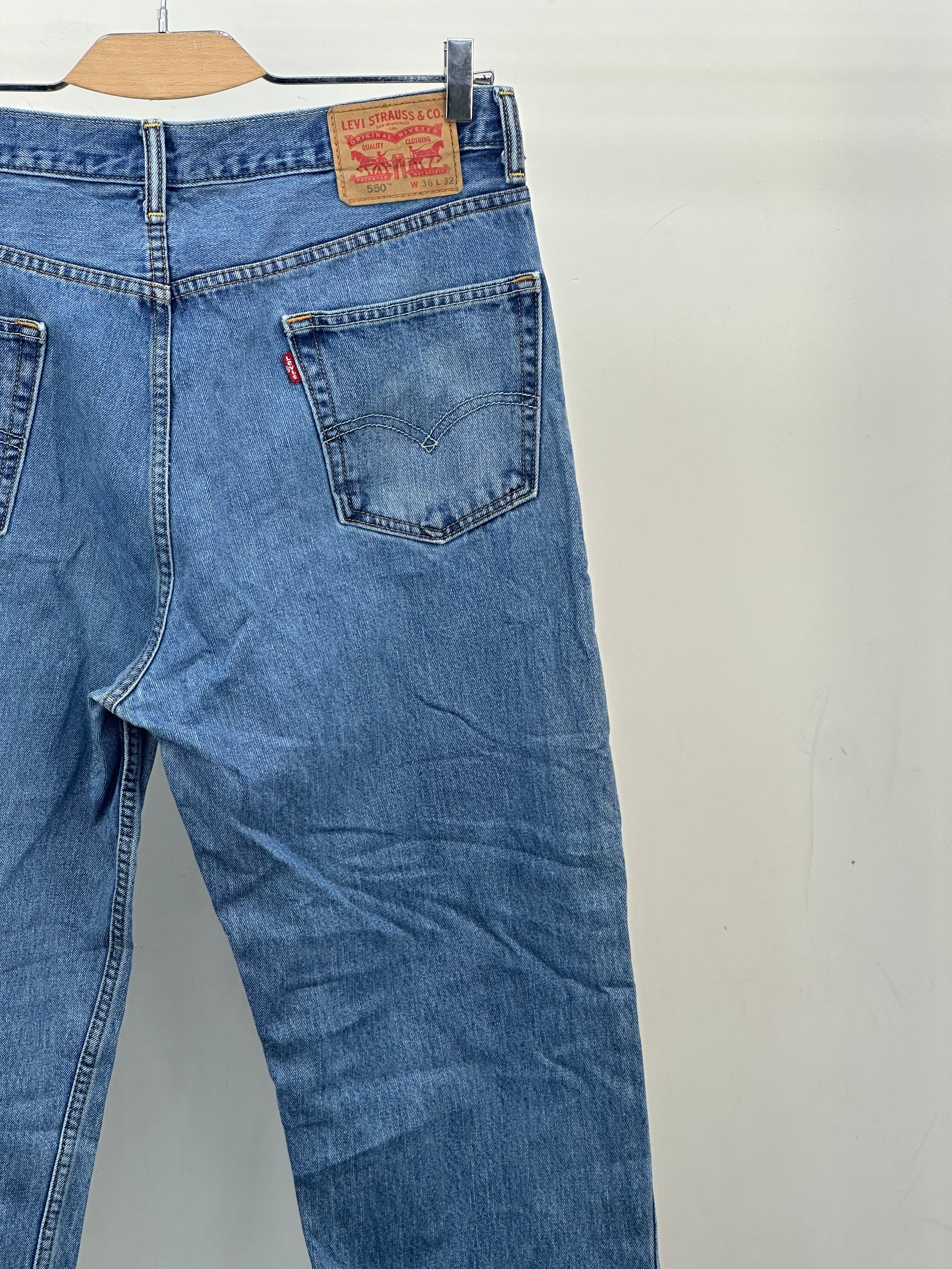 LEVI'S 550 RELAXED FIT TAGLIA: 50 ITA = W36 L32