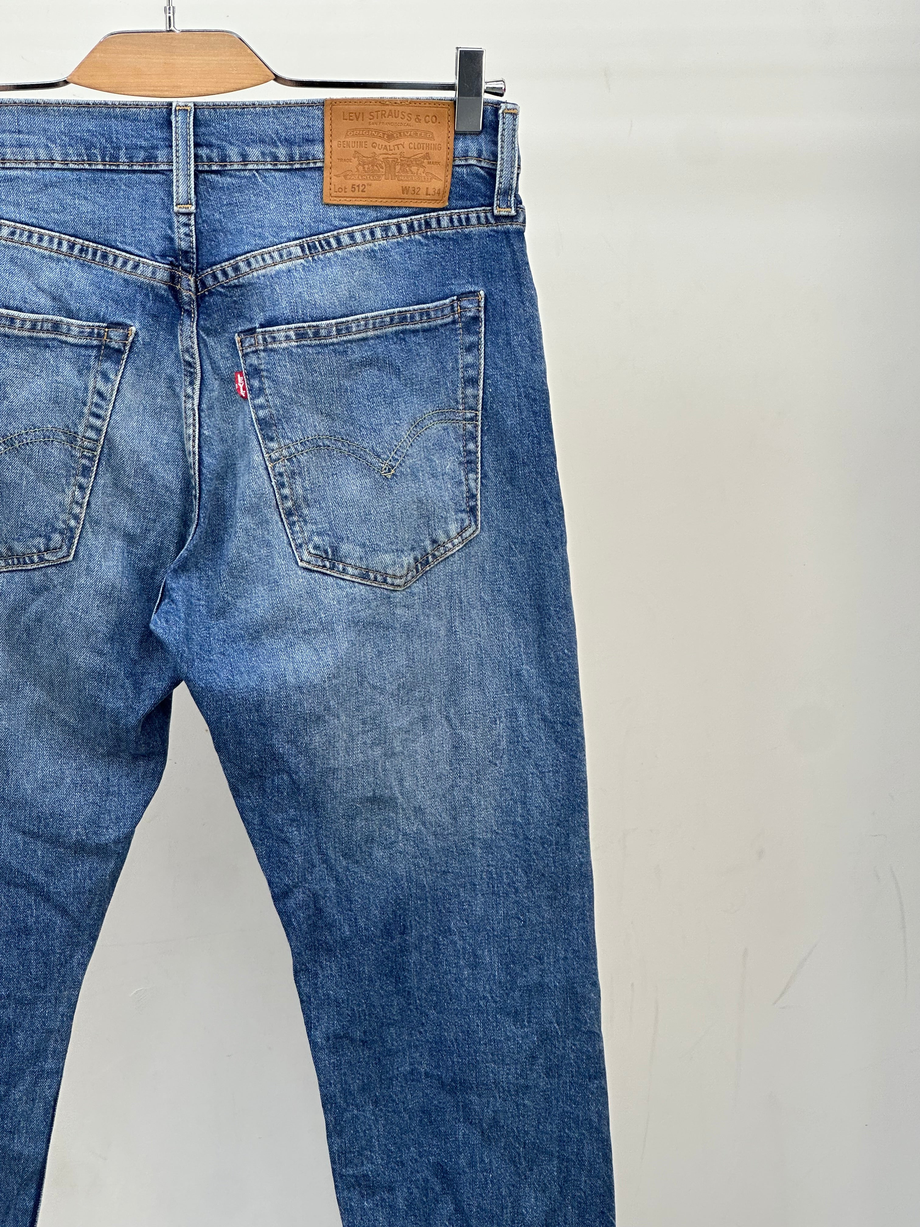 LEVI'S 512 SLIM FIT TAGLIA: 46 ITA = W32 L34