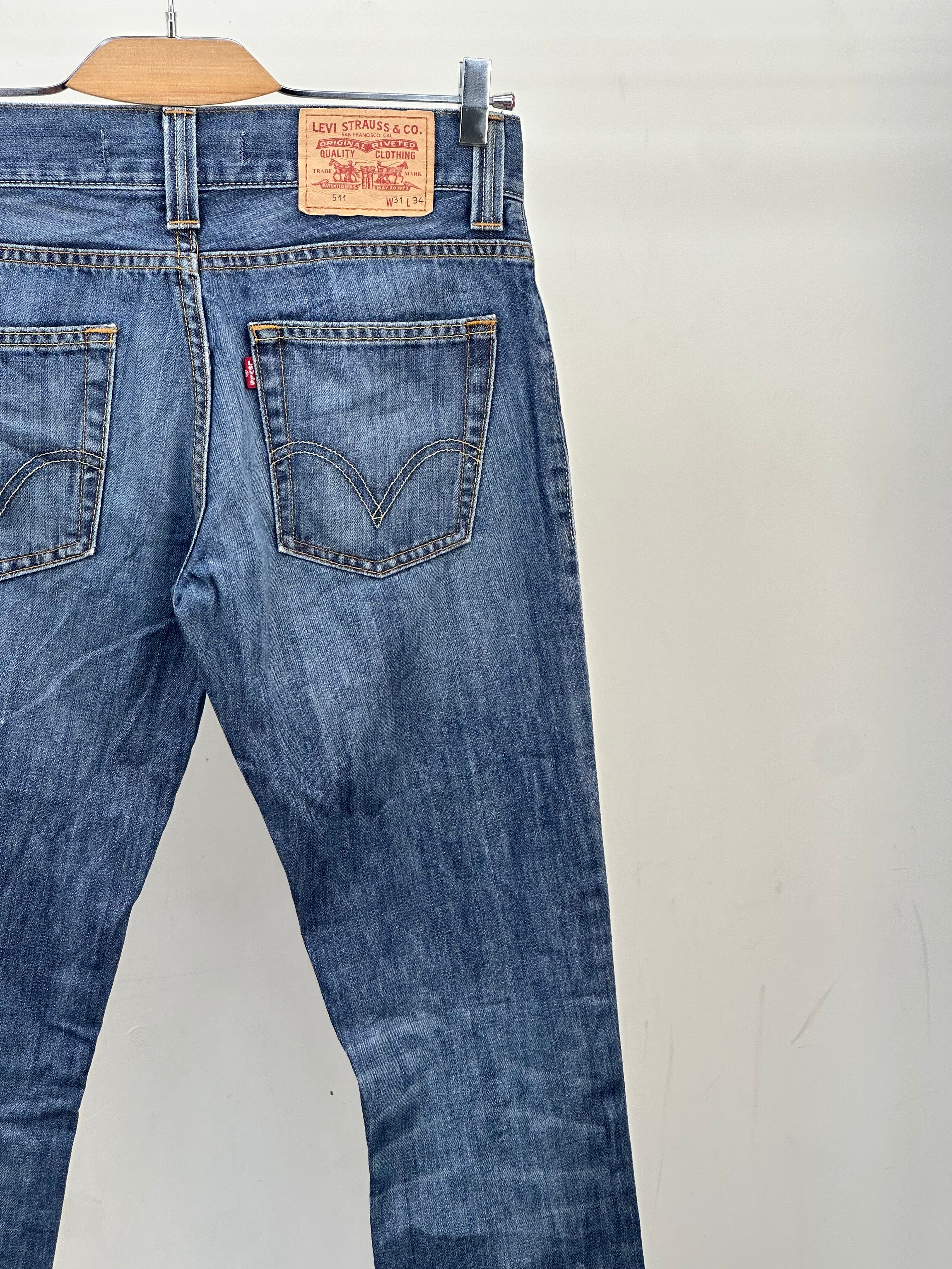 LEVI'S 511 SLIM FIT TAGLIA: 45 ITA = W31 L34