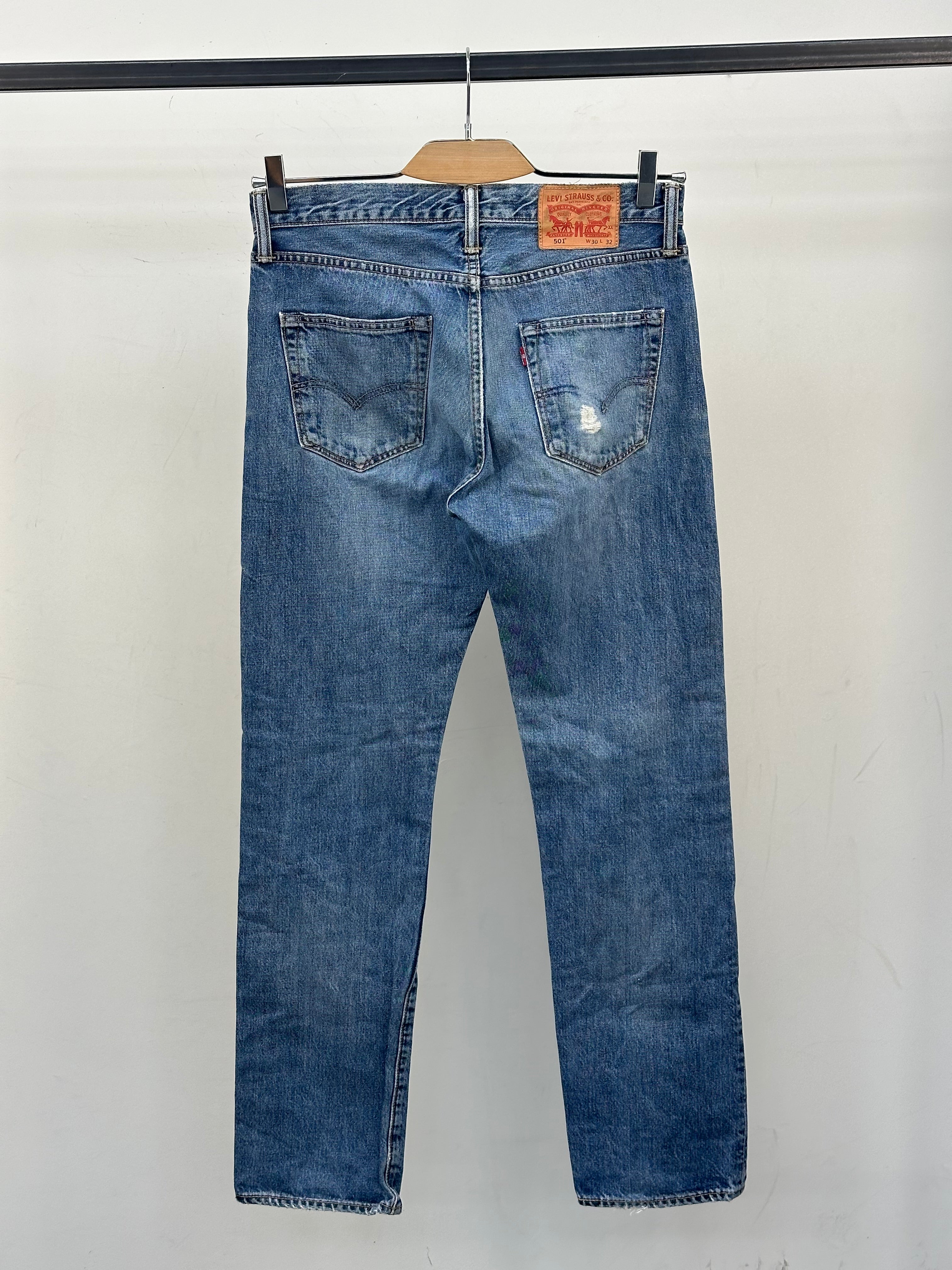 LEVI'S 501 REGULAR FIT TAGLIA: 44 ITA = W30 L32