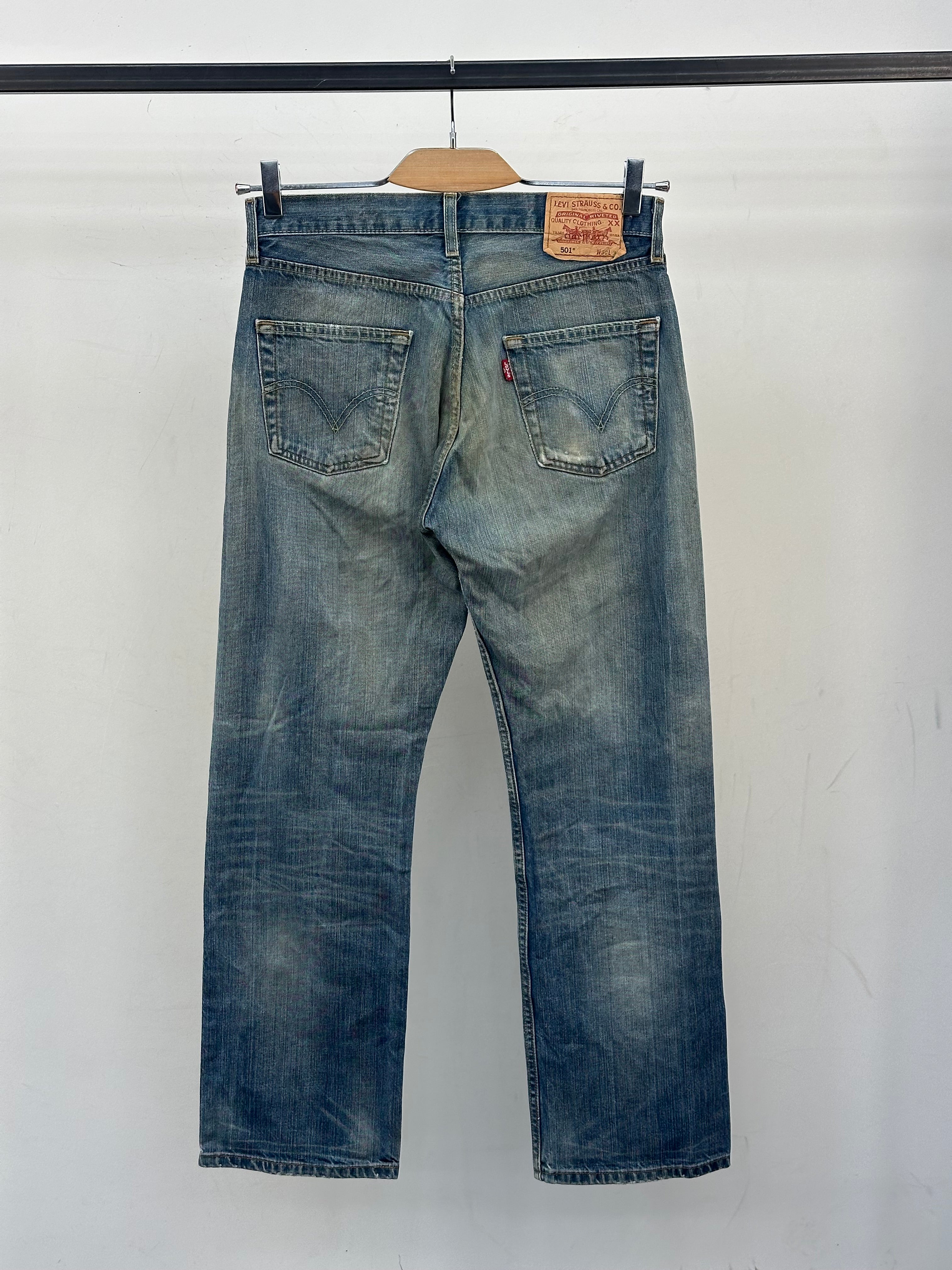 LEVI'S 501 REGULAR FIT TAGLIA: 44 ITA = W30 L30
