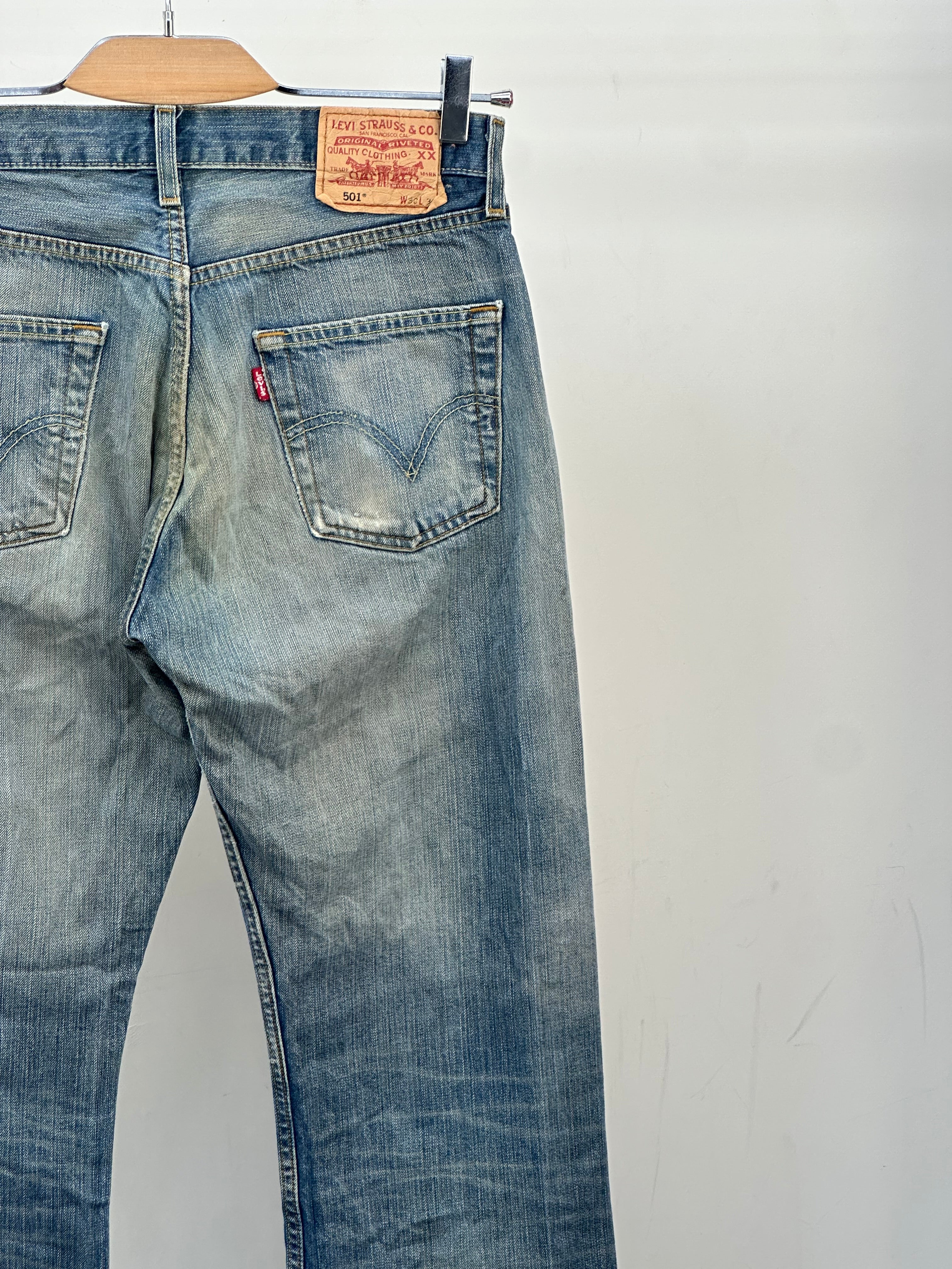 LEVI'S 501 REGULAR FIT TAGLIA: 44 ITA = W30 L30