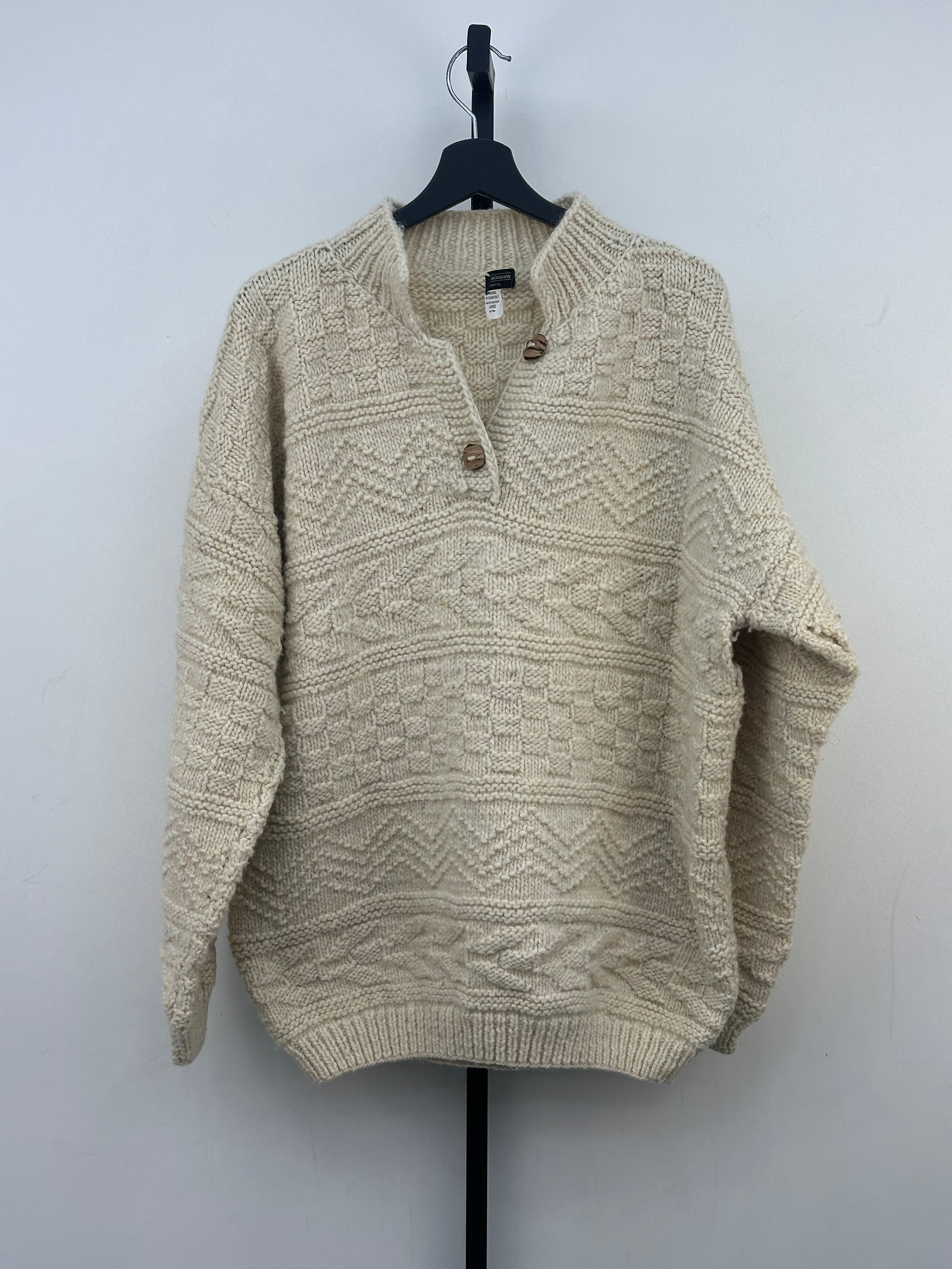 MAGLIONE FISHERMAN IRLANDESE TAGLIA: XL