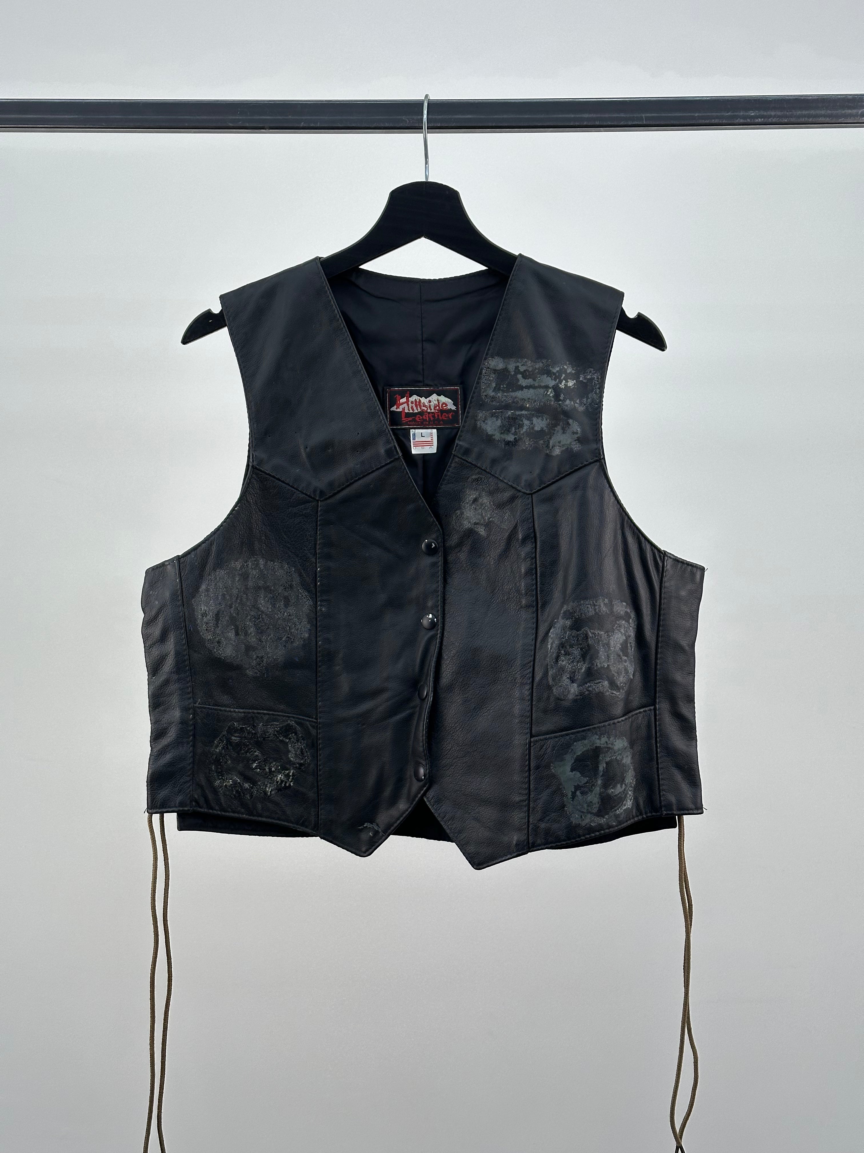 GILET VERA PELLE TAGLIA: M