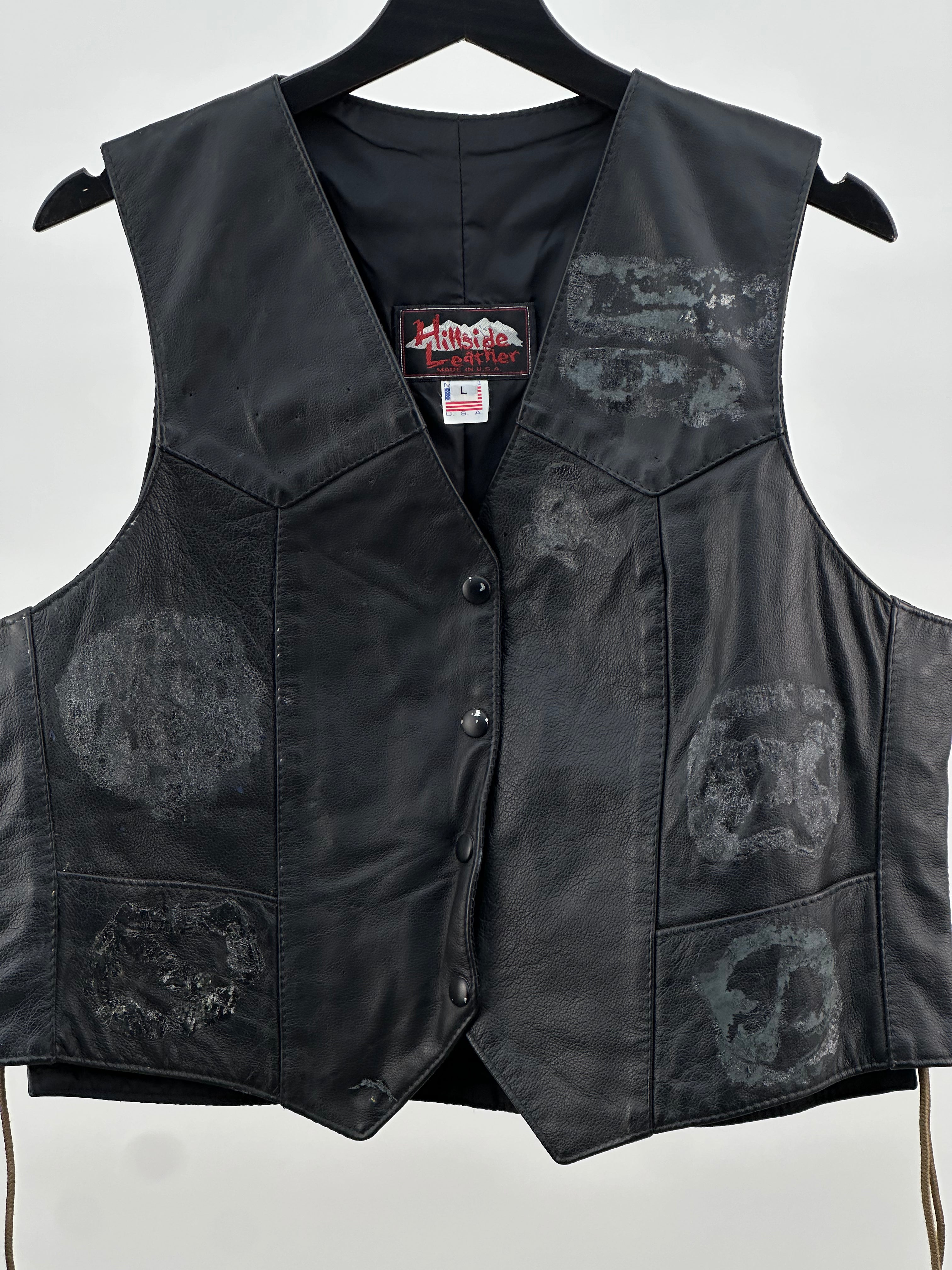 GILET VERA PELLE TAGLIA: M