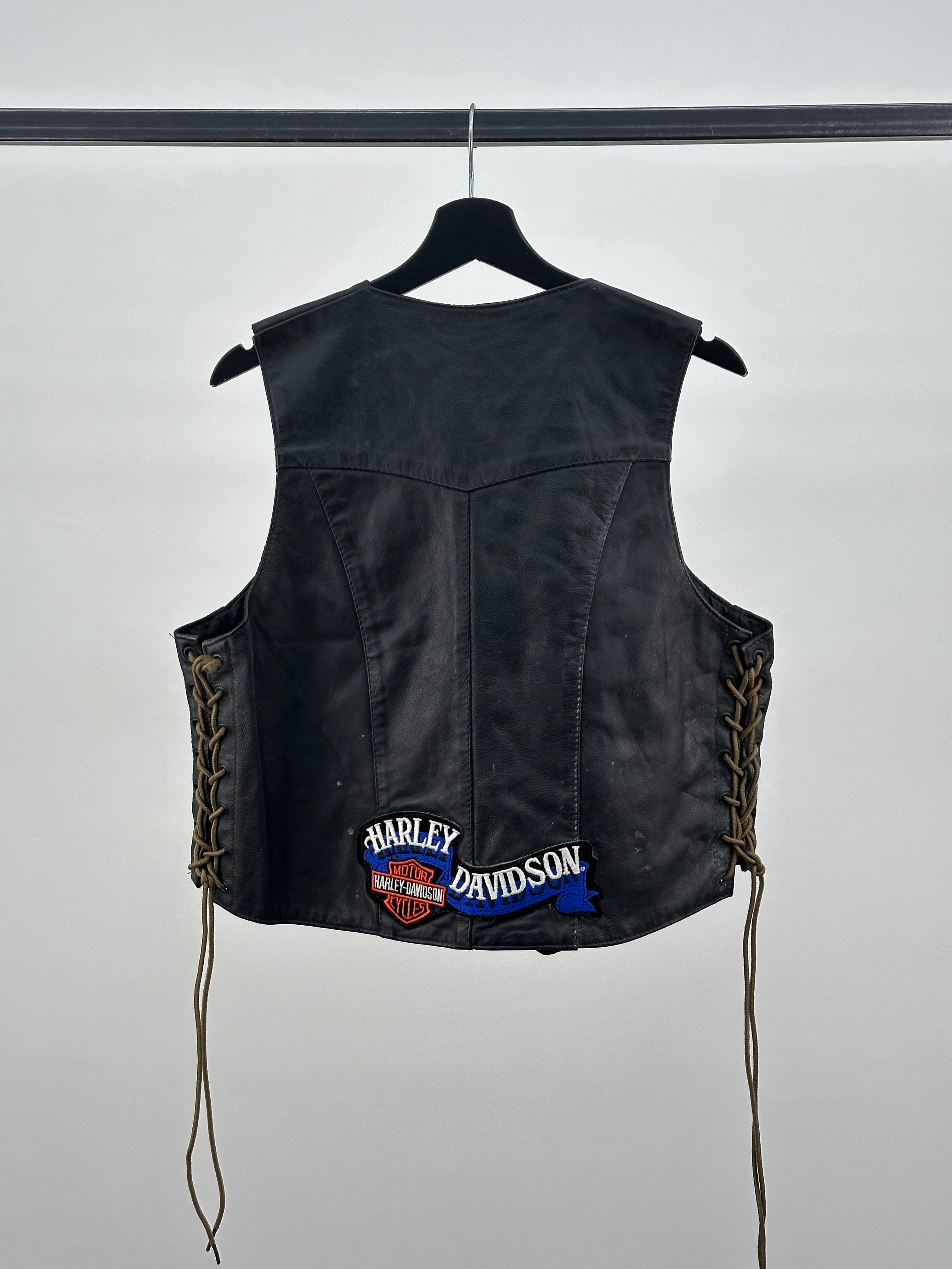 GILET VERA PELLE TAGLIA: M