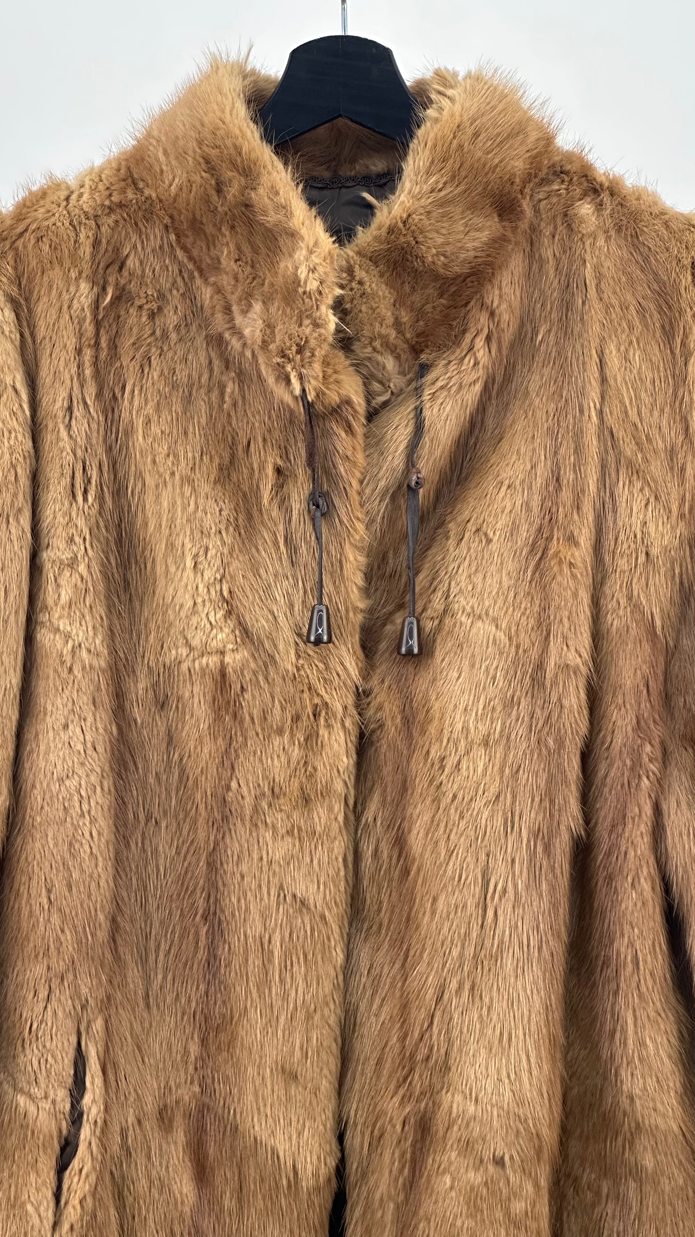 PELLICCIA CORTA MIELE