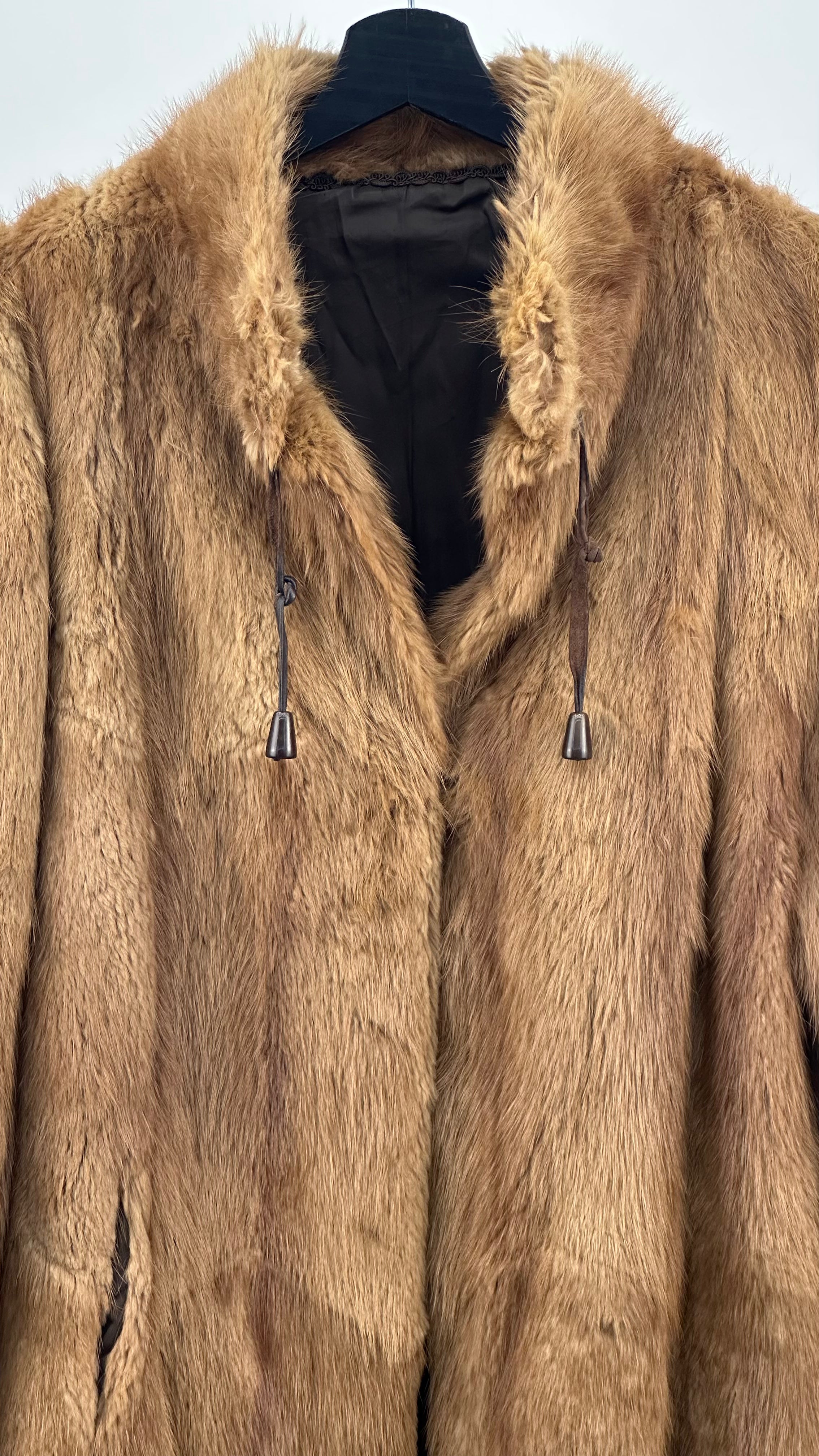 PELLICCIA CORTA MIELE