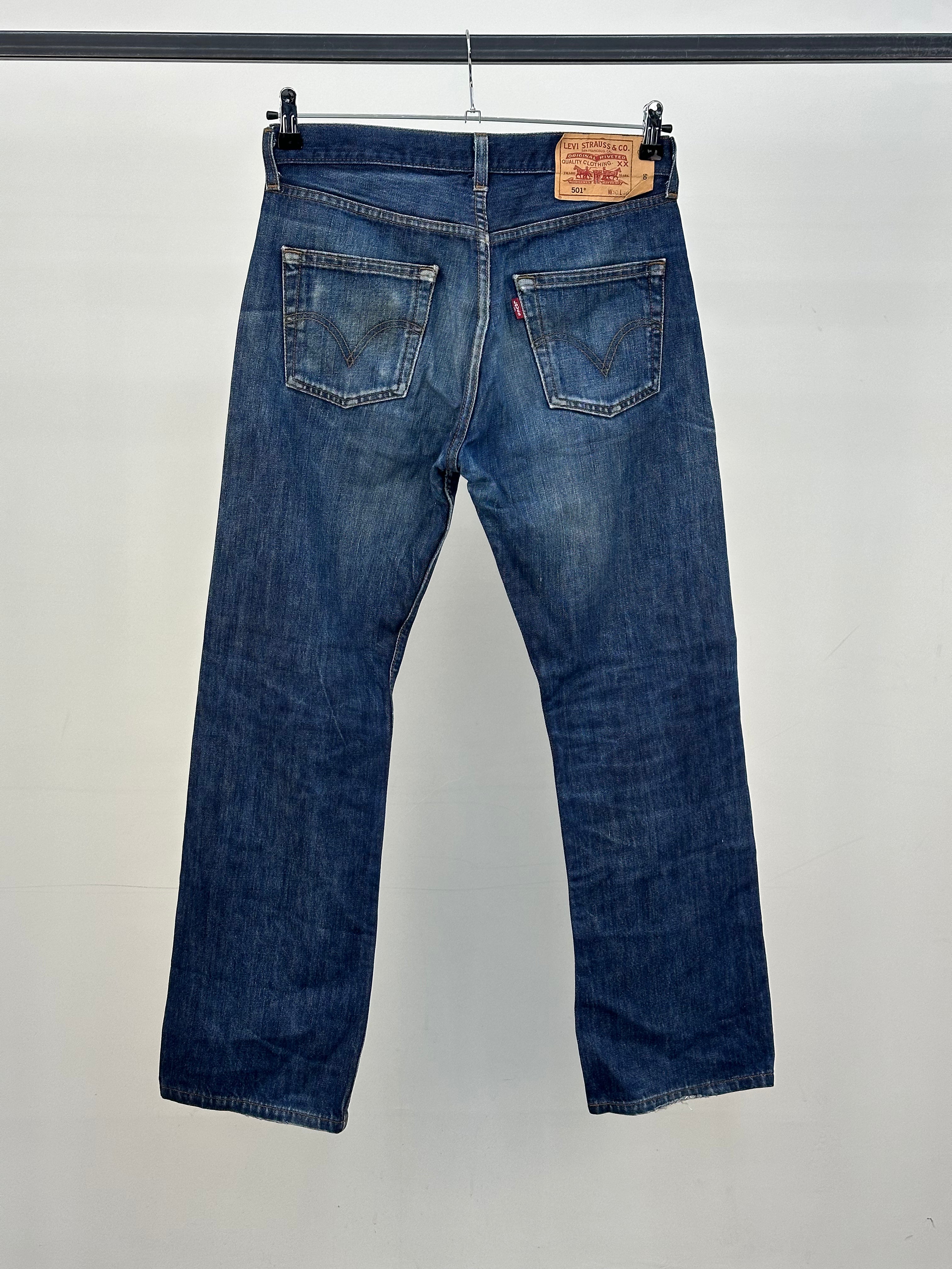 LEVI'S 501 TAGLIA : 44 ITA = W30 L30
