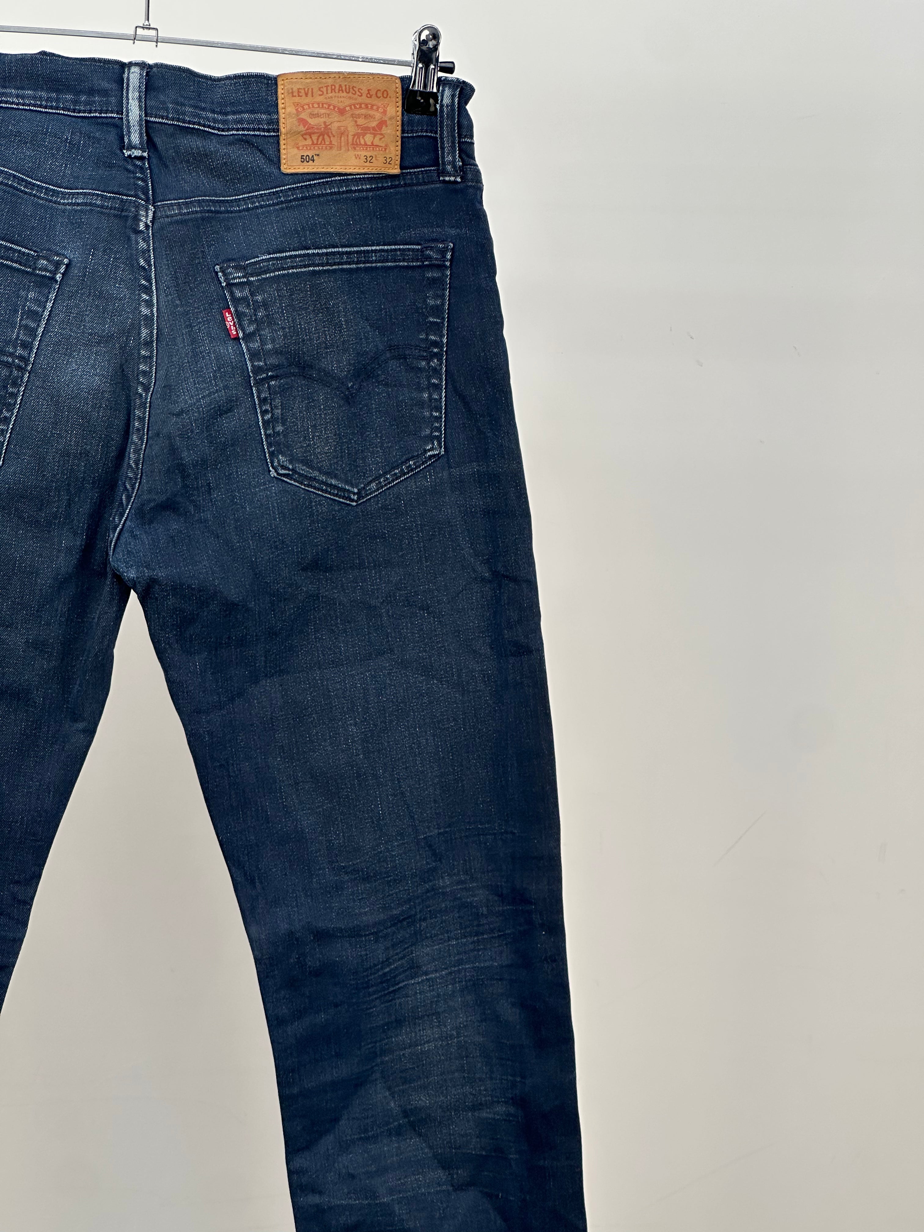 LEVI'S 504 REGULAR TAGLIA : 46 ITA = W32 L32