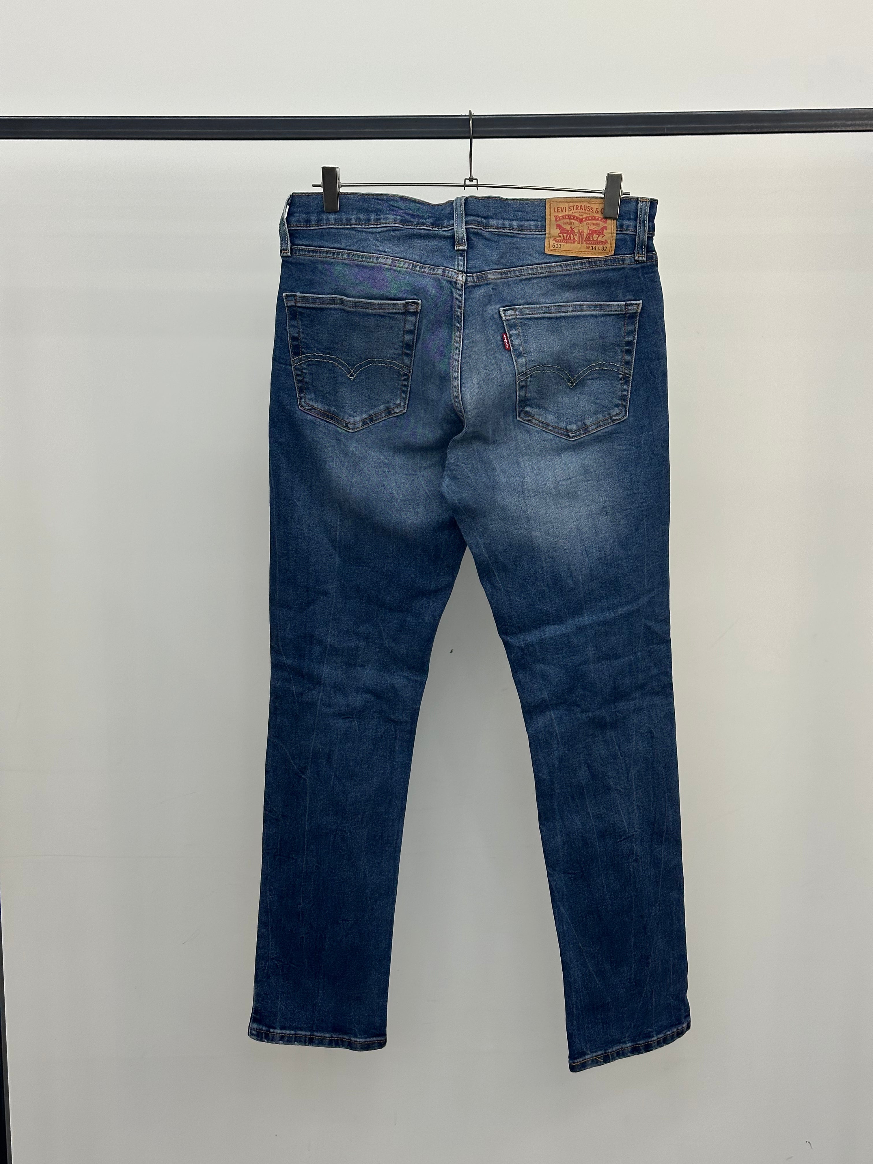 LEVI'S 511 SLIM FIT TAGLIA: 48 ITA = W34 L32