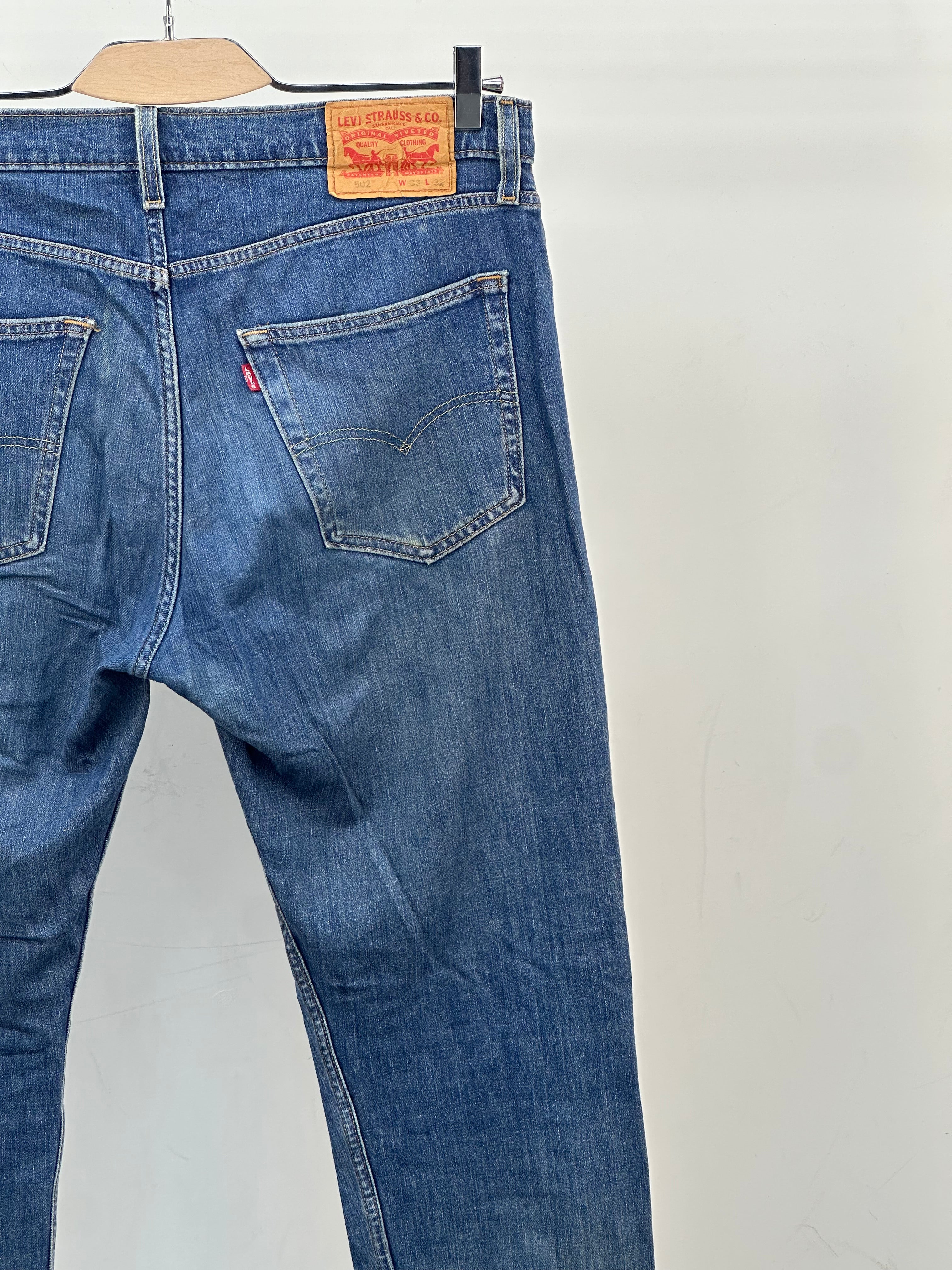 LEVI'S 502 SLIM FIT TAGLIA: 47 ITA = W33 L32