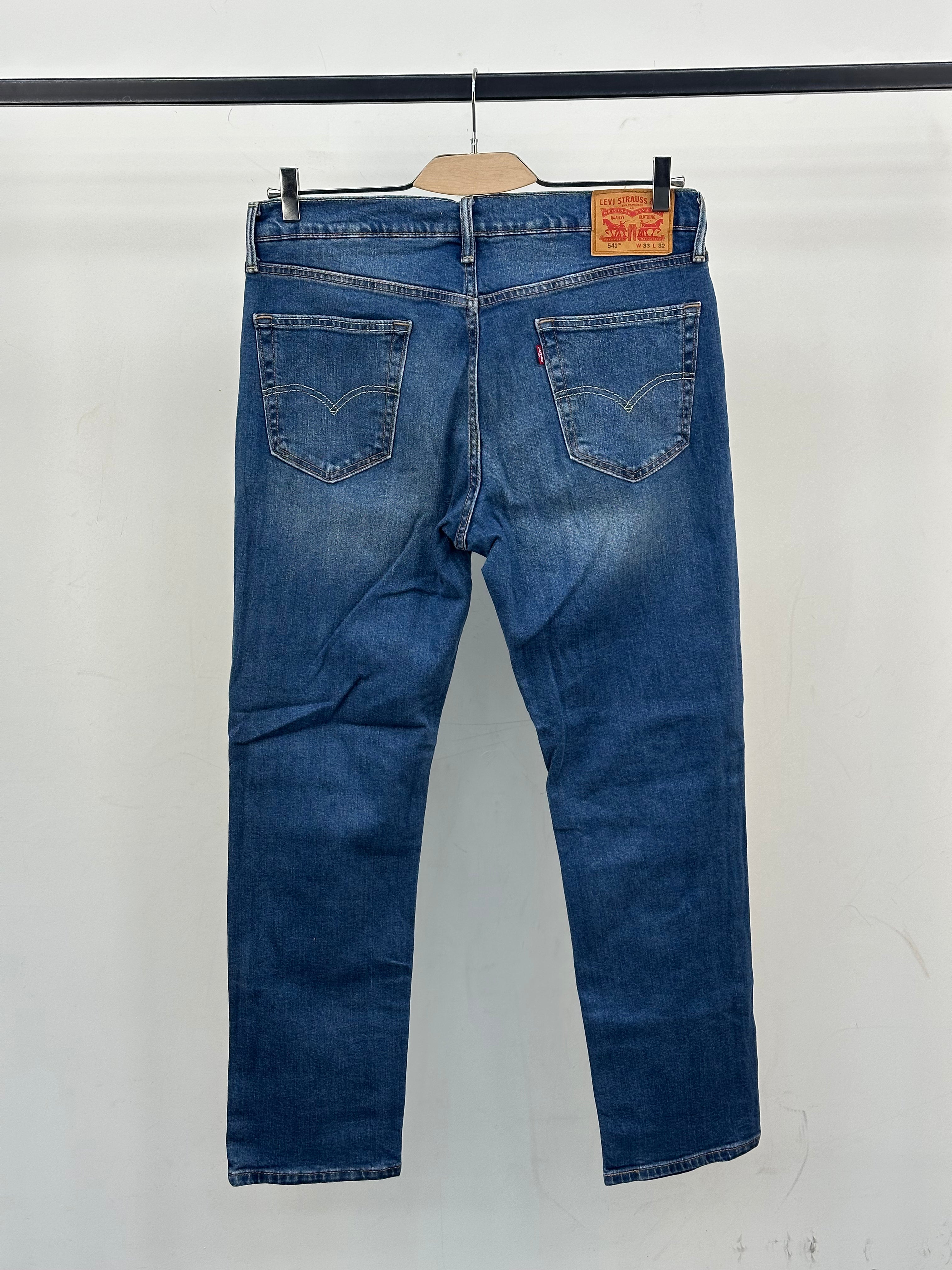 LEVI'S 541 STRAIGHT FIT TAGLIA: 47 ITA = W33 L32